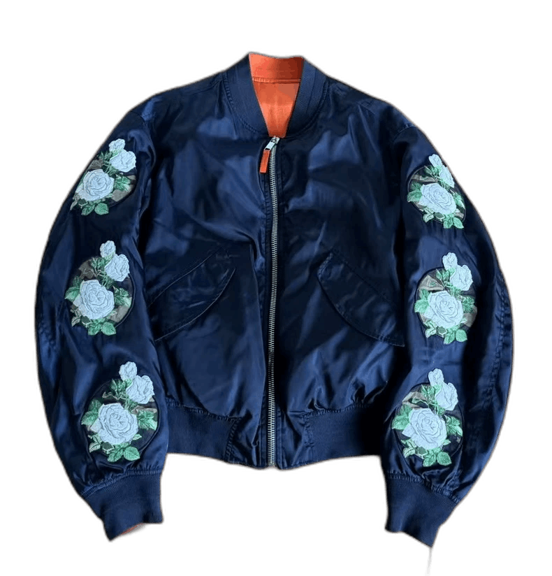 Dior Dior Embroidered Camellia Bomber Jacket-yf Size US L / EU 52-54 / 3 - 1 Thumbnail