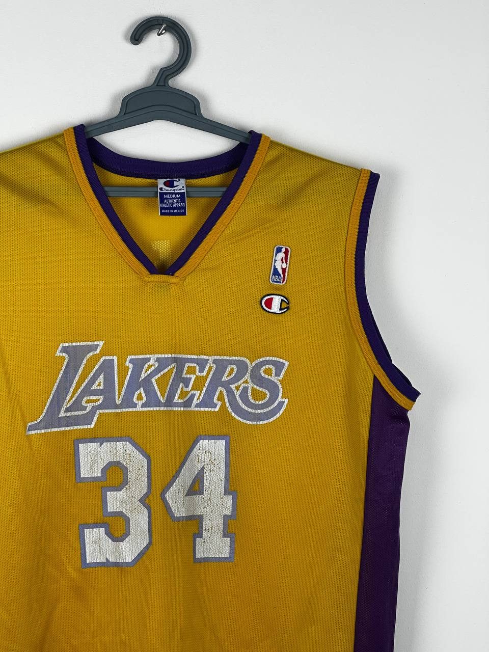 Champion × NBA LA Lakers NBA #34 O’Neal Vintage Champion Basketball Jersey Size US M / EU 48-50 / 2 - 3 Thumbnail