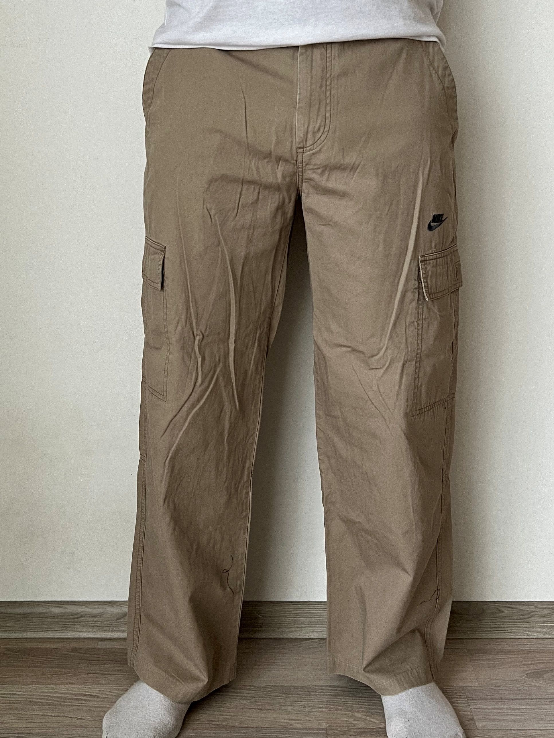 Nike NIKE VINTAGE CARGO MULTI POCKET PANTS EMBRIOREDED LOGO Size US 32 / EU 48 - 3 Thumbnail