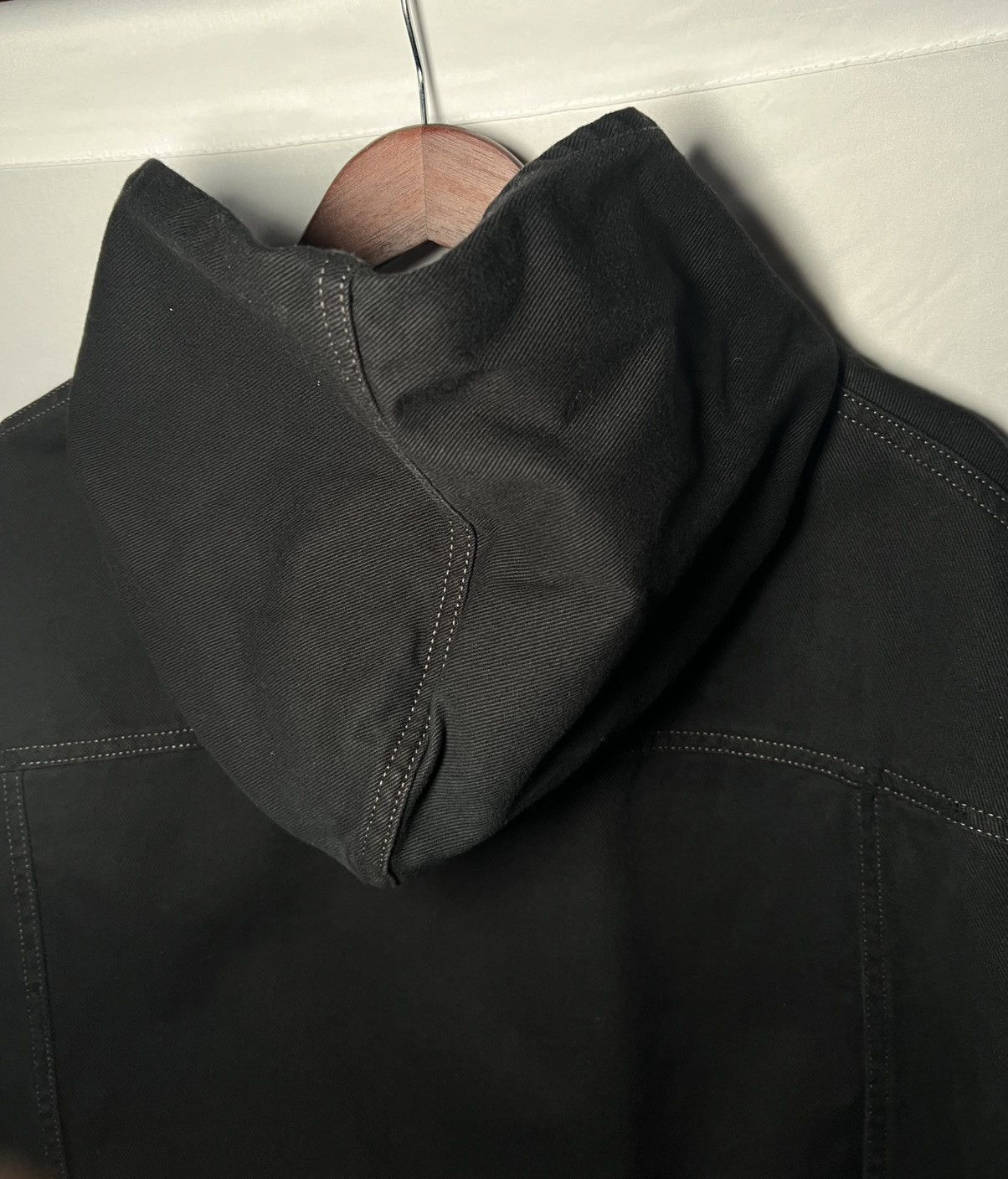 Balenciaga Balenciaga AW22 Distressed Pullover Denim Hoodie Size US M / EU 48-50 / 2 - 9 Thumbnail