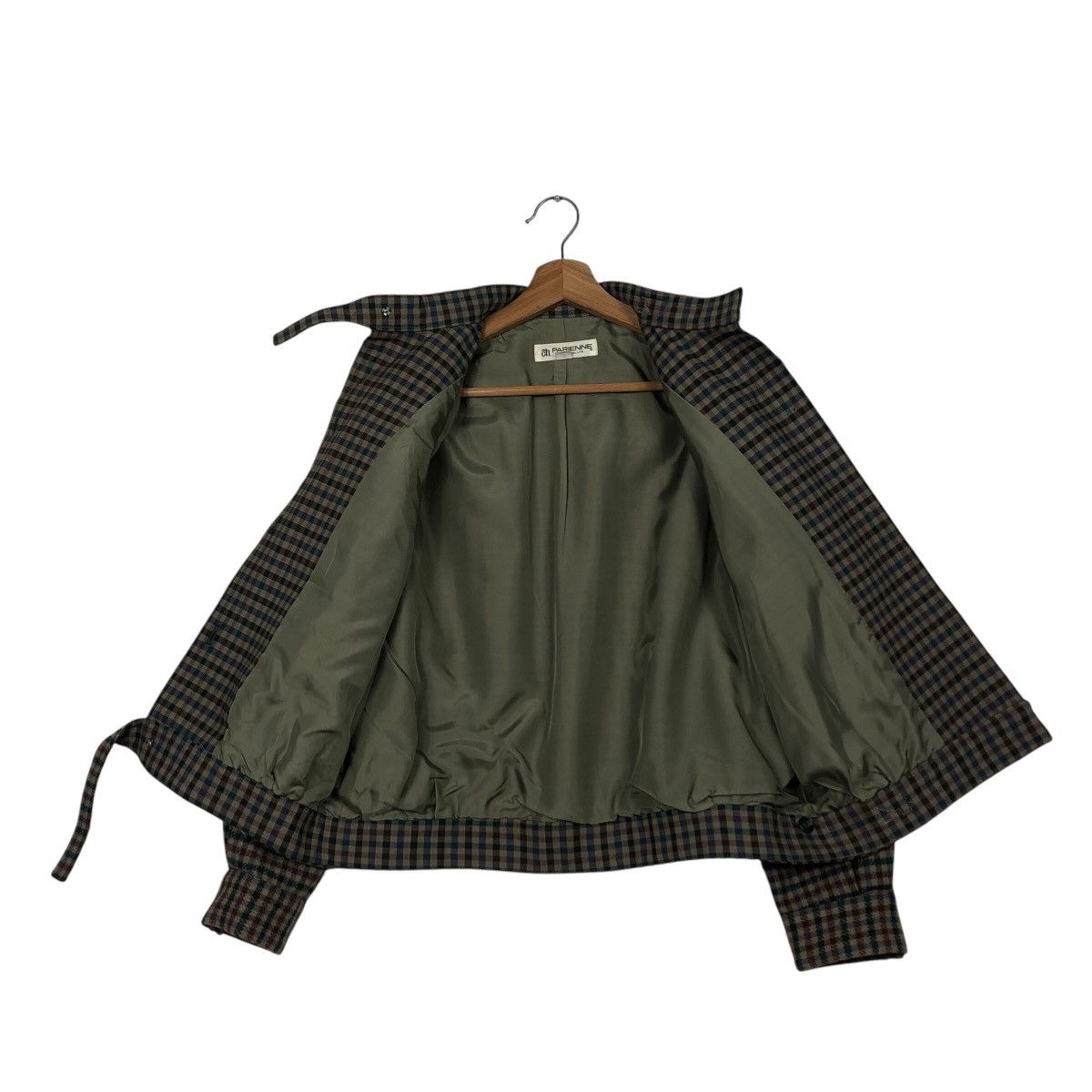 Japanese Brand 📌Vintage Bomber Jacket Parienne Tartan Check Issey Miyake Size US M / EU 48-50 / 2 - 14 Thumbnail