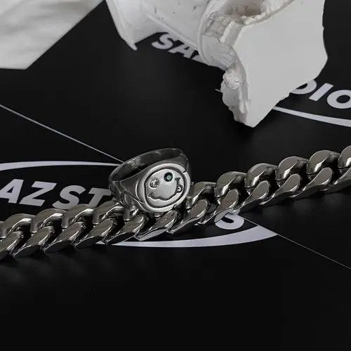 Designer Retro punk rings Size ONE SIZE - 3 Thumbnail