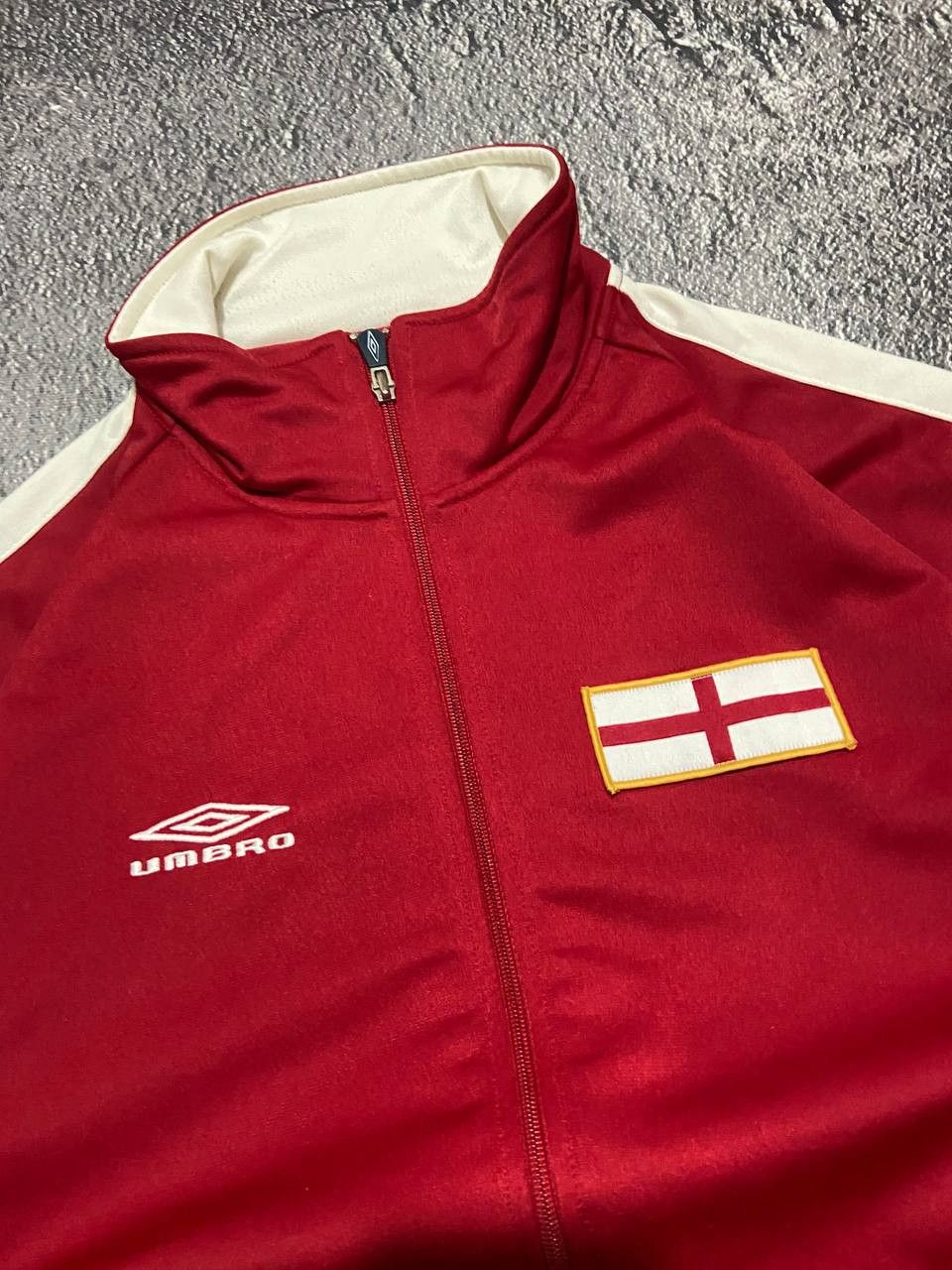 Umbro Vintage Umbro England 90s football track jacket Size US M / EU 48-50 / 2 - 2 Thumbnail