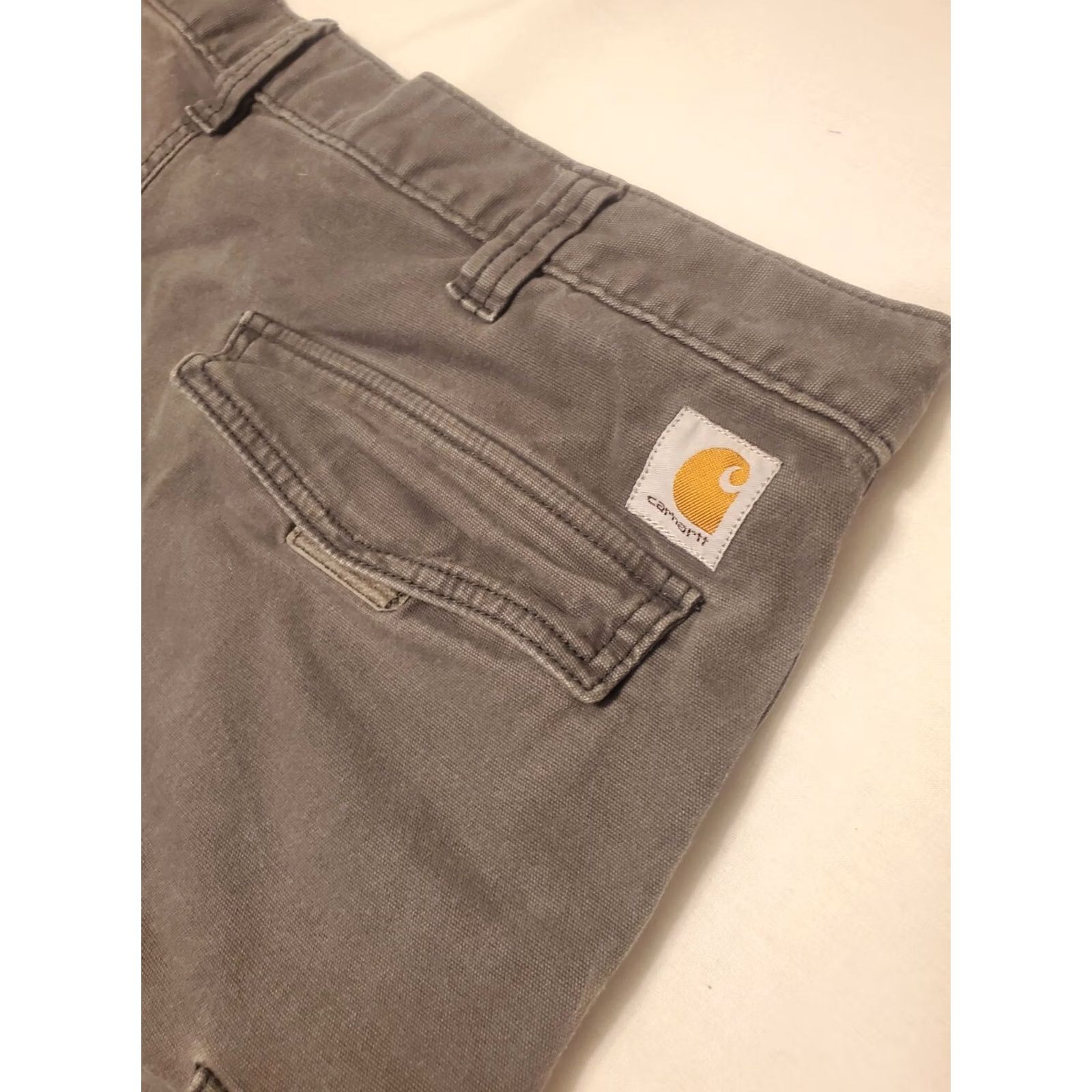 Carhartt Carhartt Mens Gray Canvas Cargo Shorts Relaxed Fit Work Utility Pockets Sz 40 Size US 40 / EU 56 - 4 Thumbnail