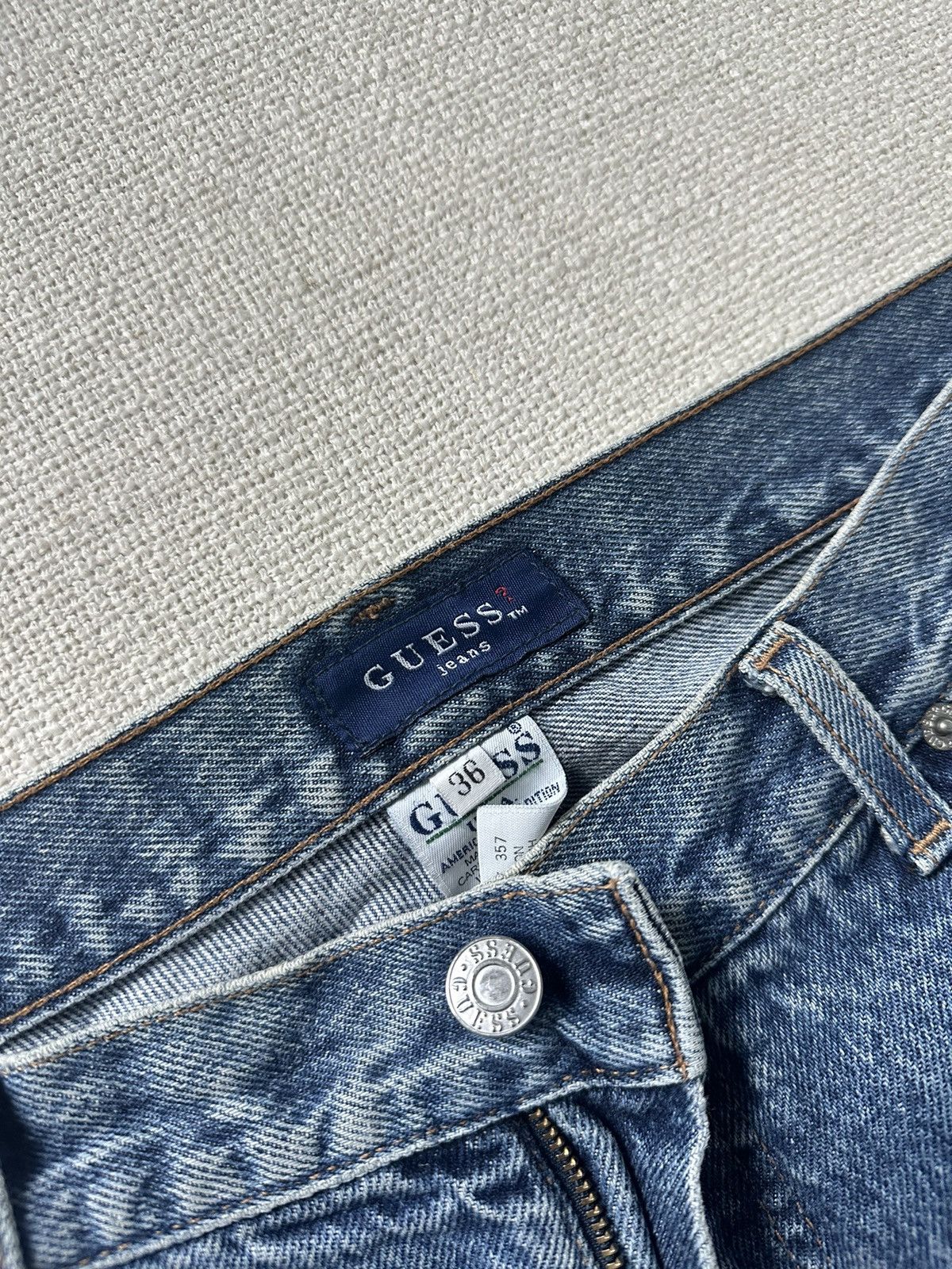 Guess Guess Jeans USA Vintage Blue Denim Size US 36 / EU 52 - 4 Thumbnail