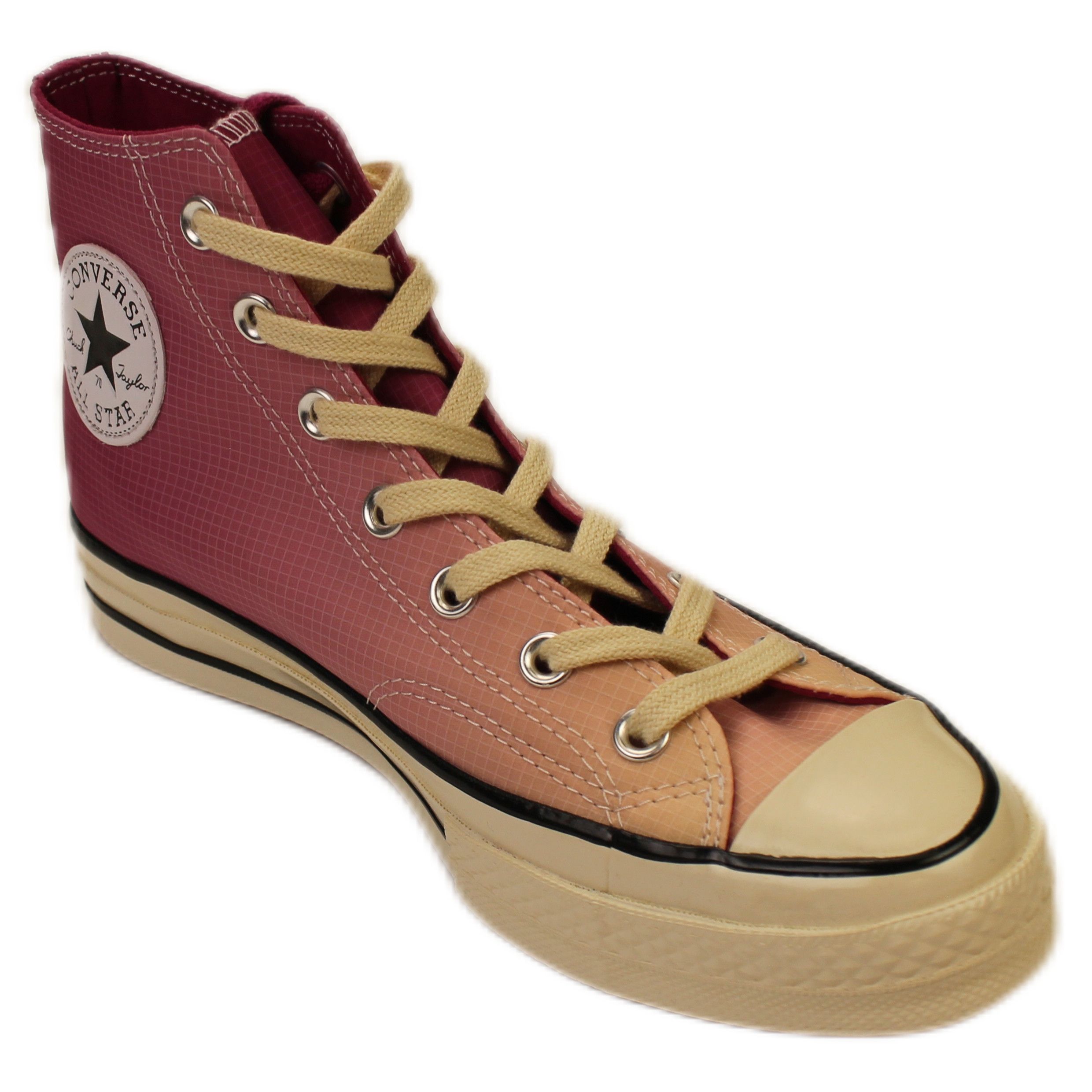 image of Converse Wine Chuck 70 Hi Top Ombre Sneakers Maroon Yellow Size 6, Men's