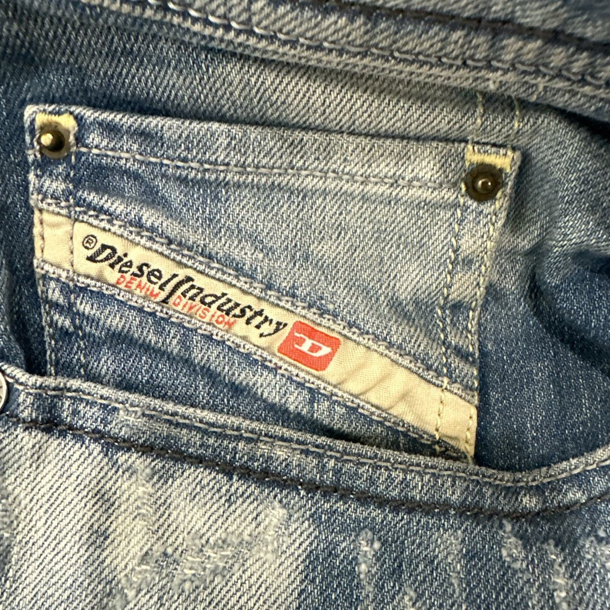 Diesel Jeans Mens 34x32 Blue Larkee denim
