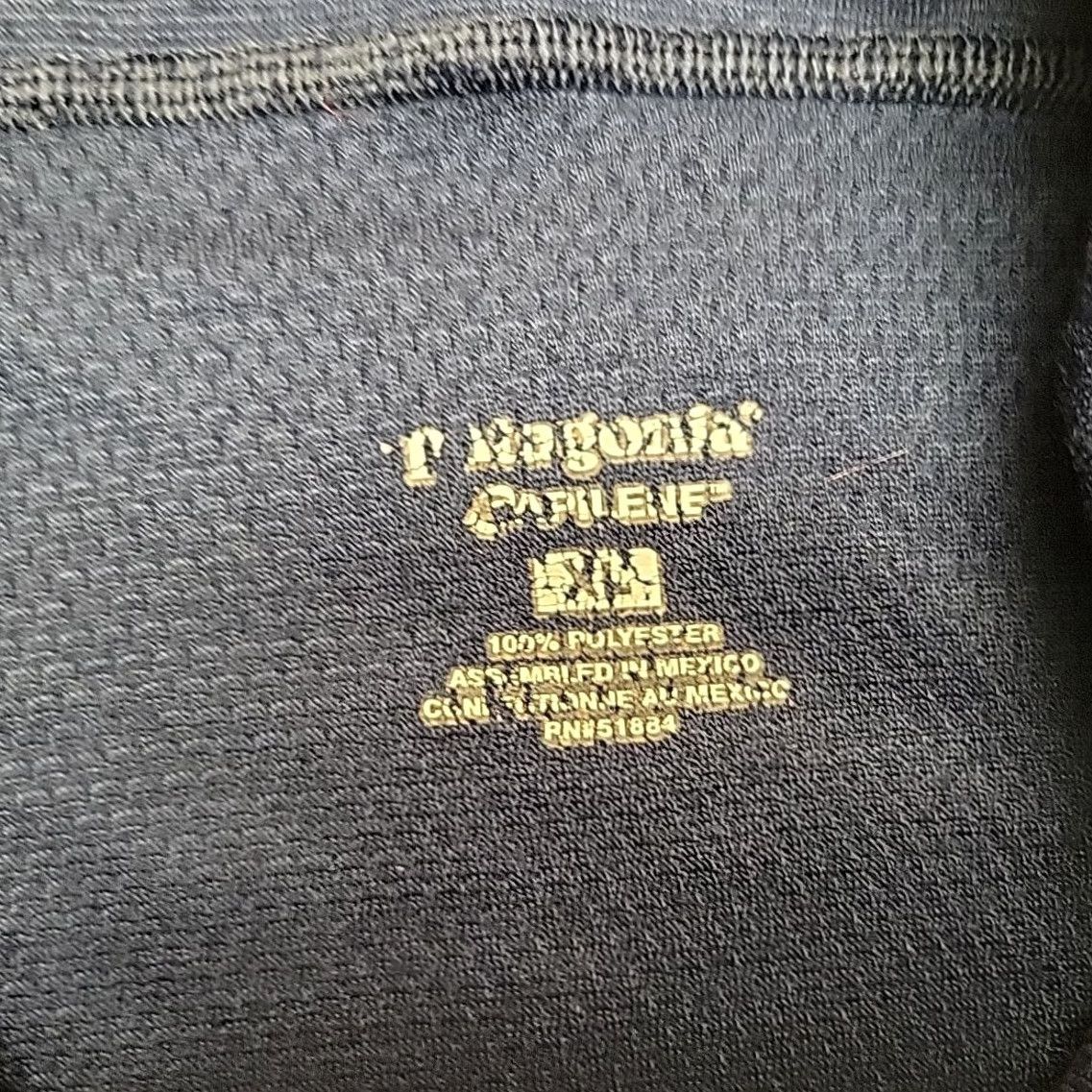 Patagonia Patagonia Shirt Mens XL Blue Capilene Baselayer 1/4 Zip Performance Layer Size US XL / EU 56 / 4 - 4 Thumbnail