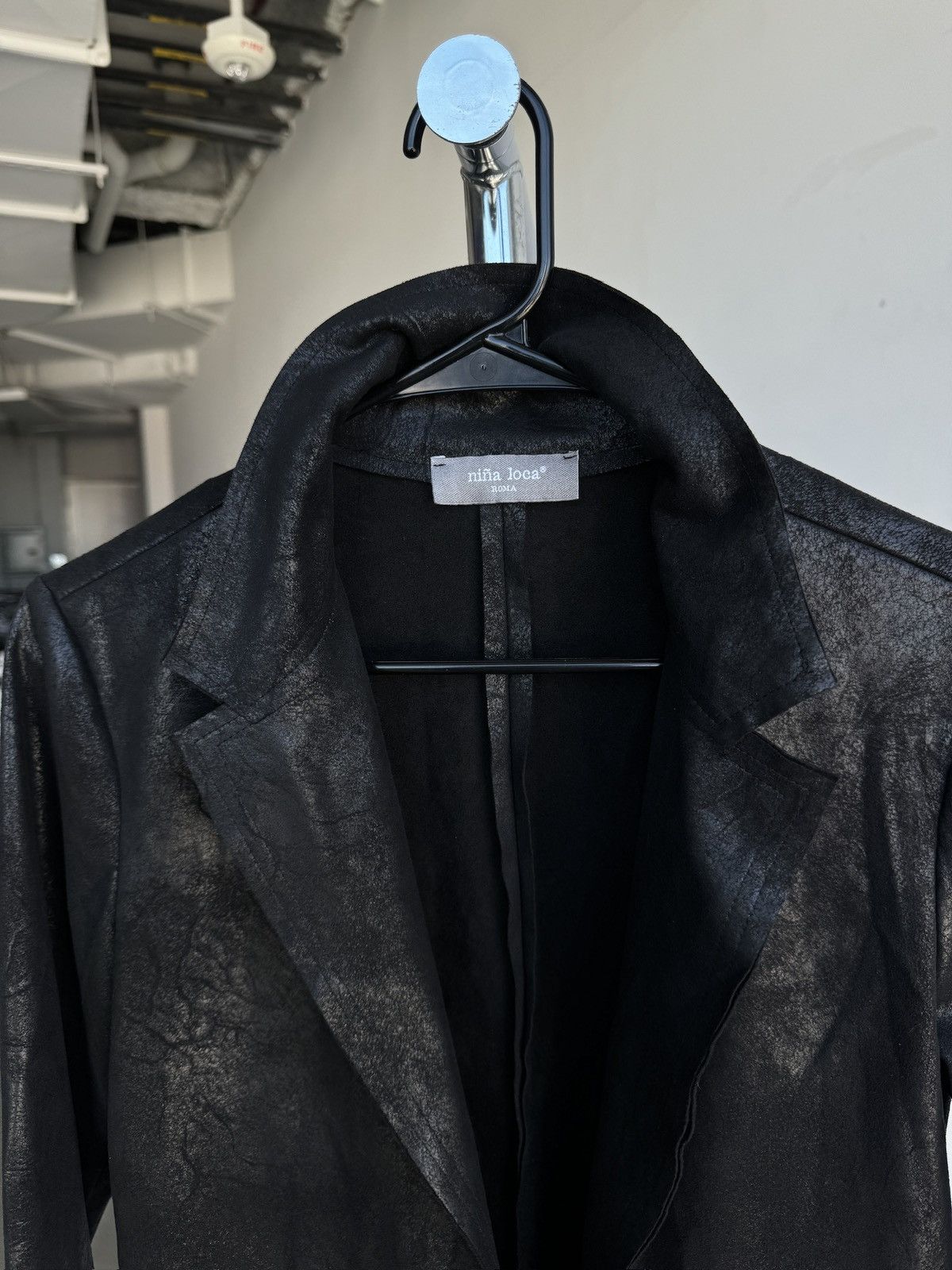 Other BLACK LEATHERY BLAZER Size XS / US 0-2 / IT 36-38 - 2 Thumbnail