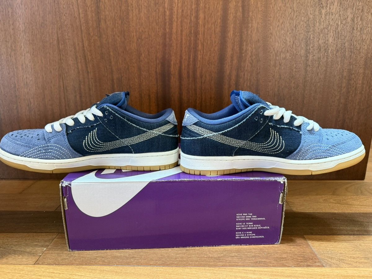 Nike Nike SB dunk low denim Sashiko | Grailed