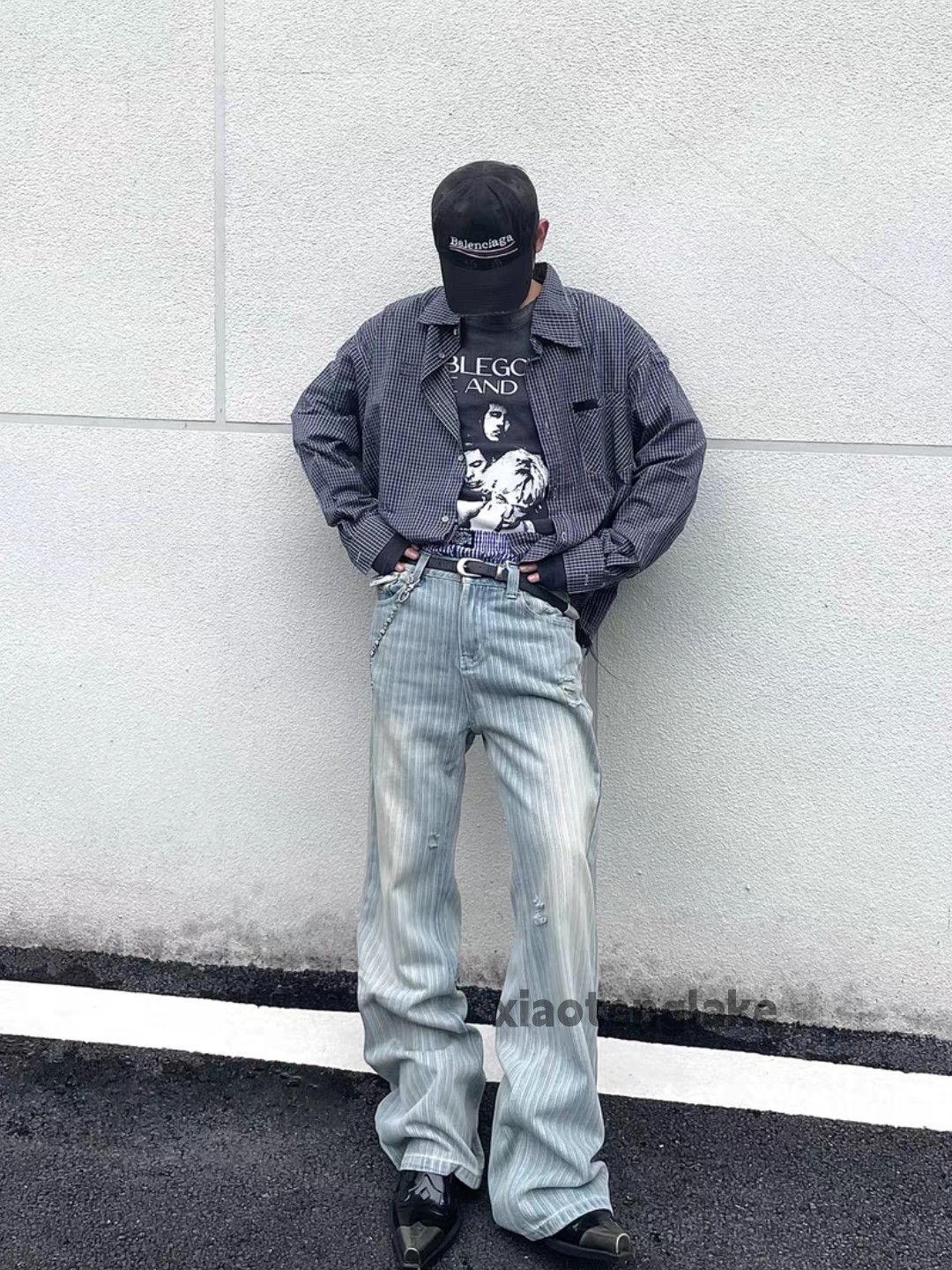 Japanese Brand Outdoor utility punk yuppie grunge ripped work jeans Size US 30 / EU 46 - 11 Thumbnail
