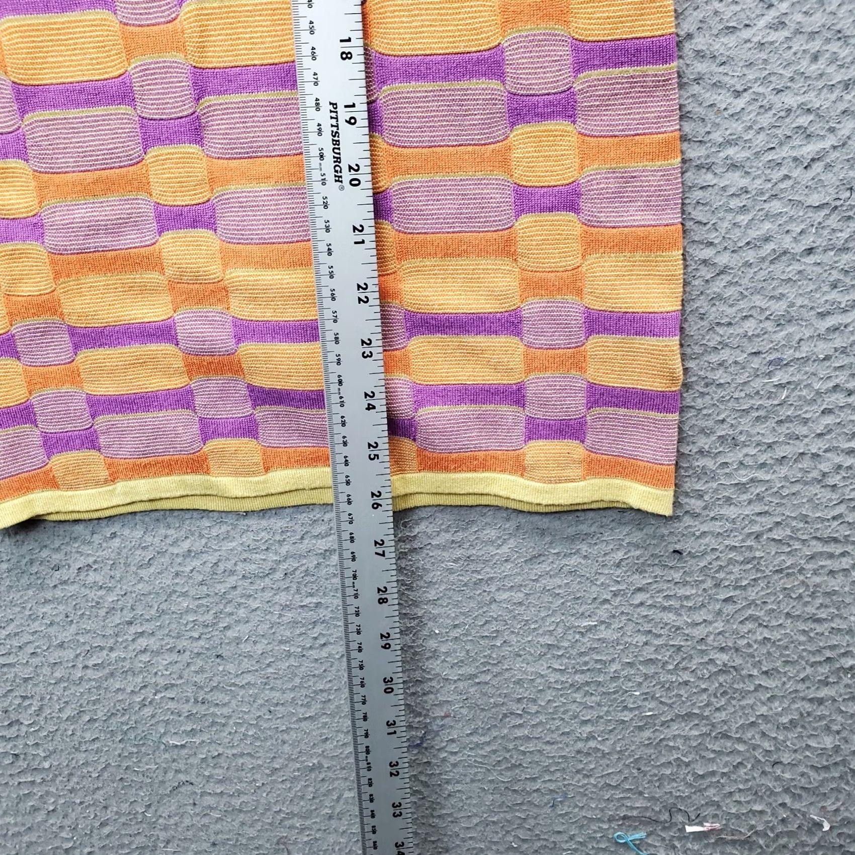 Cotton On Cotton On Mini Dress Womens XS Multicolor Geometric Knitted One Shoulder Sleeveless Size XS / US 0-2 / IT 36-38 - 4 Thumbnail