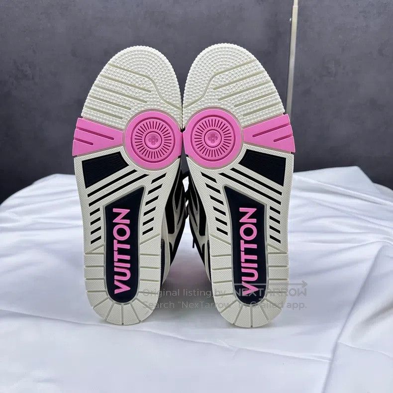Louis Vuitton Louis Vuitton Skate's latest black and pink sneakers Size US 8 / EU 41 - 7 Thumbnail