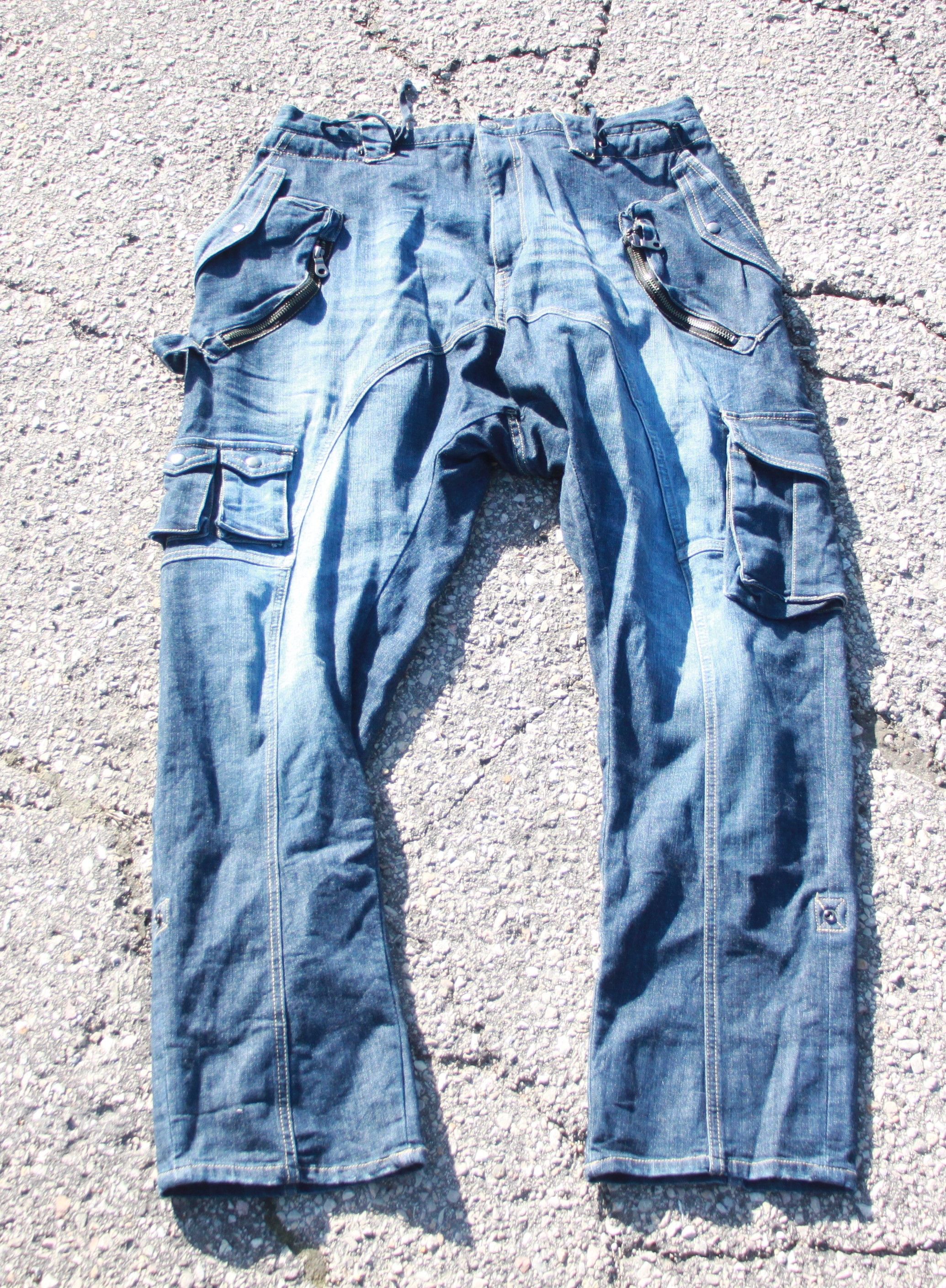 image of Archival Clothing x Ppfm Sarouel Cargo Denim, Men's (Size 31)