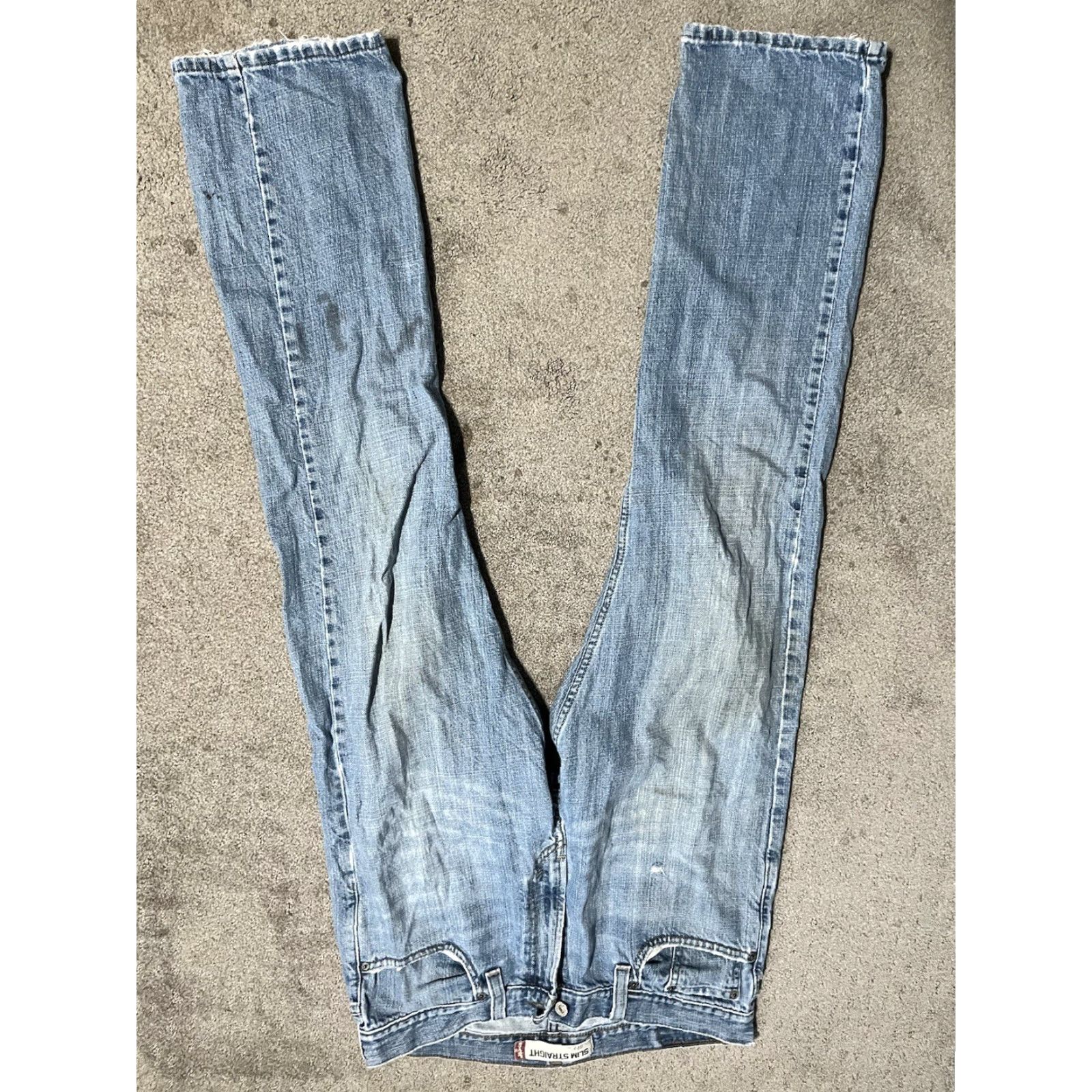 Levi's Levi's 514 Jeans Slim Straight Denim 34x32 Jeans Men Regular 514 Model 90s Logo Comfort Blue Denim 500 Series Size US 34 / EU 50 - 3 Thumbnail