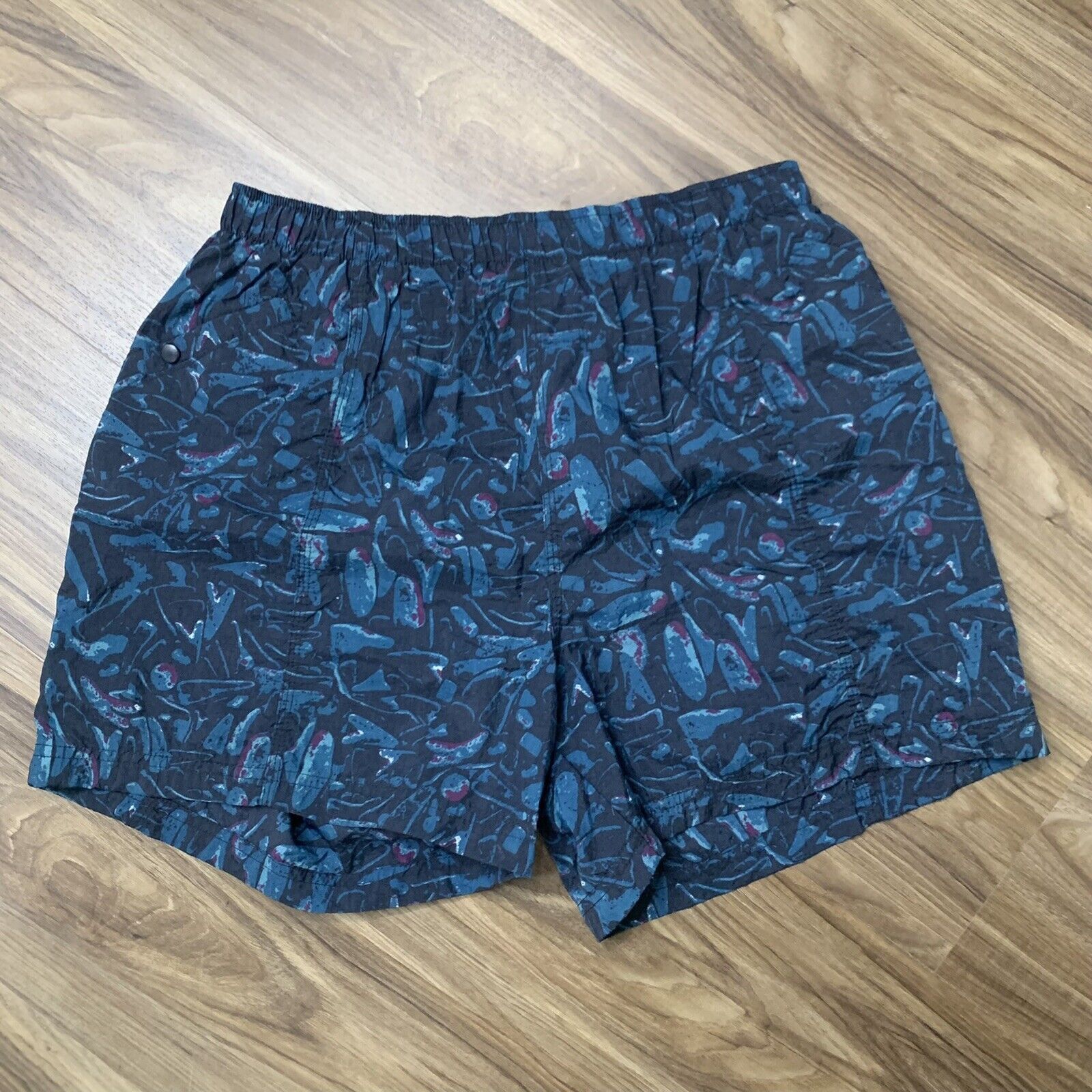 Nike Nike ACG Size L Swim Trunks Shorts Vtg 90s Geometric RARE Size US 30 / EU 46 - 2 Thumbnail