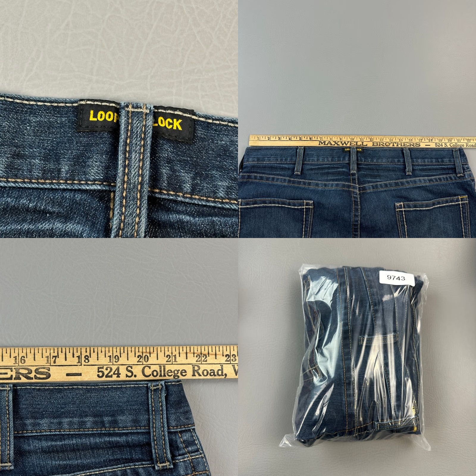 Ariat Ariat Rebar M4 Jeans Mens 42x29 Dark Wash Denim Relaxed Bootcut Work Wear Size US 42 / EU 58 - 10 Thumbnail