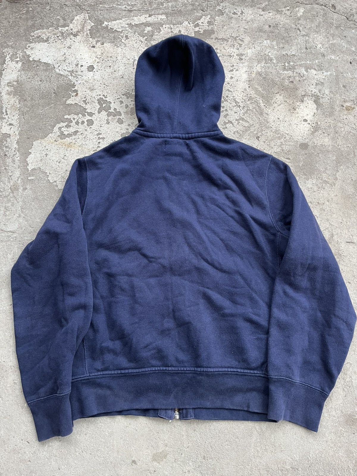 Polo Ralph Lauren × Vintage Vintage Polo Ralph Lauren Cotton Zip Up Faded Hoodie Blue Size US M / EU 48-50 / 2 - 3 Thumbnail
