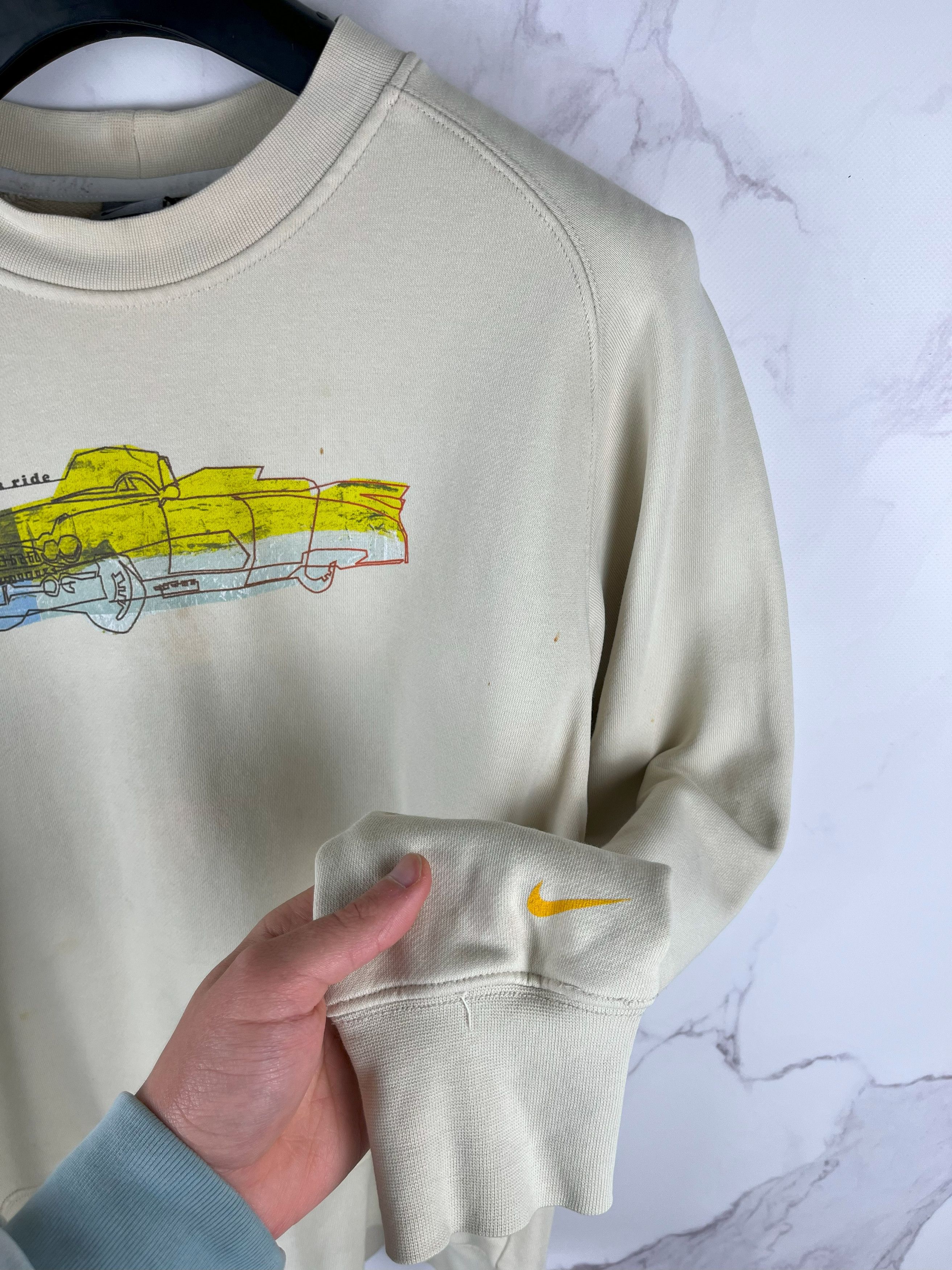 Nike Vintage Nike Car Logo Sweatshirt "Come Take A Ride" Size M Size US M / EU 48-50 / 2 - 4 Thumbnail
