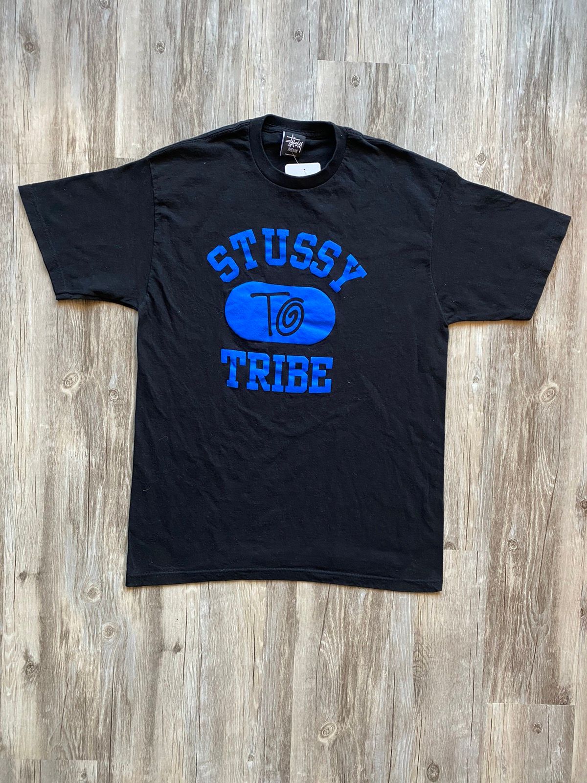 Pre-owned Stussy X Vintage Y2k Stussy Tribe Toronto Big Smoke Posse Graphic Tshirt In Black