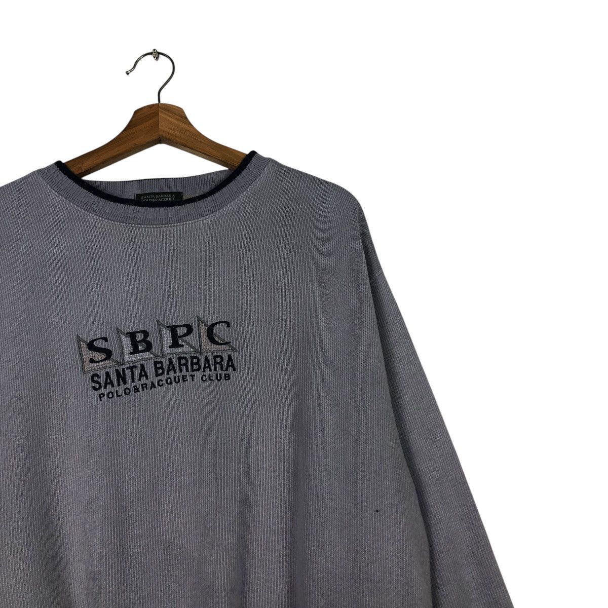 Japanese Brand × Vintage 📌Vintage Santa Barbara Poli & Racquet Club Big Logo Size US L / EU 52-54 / 3 - 7 Thumbnail