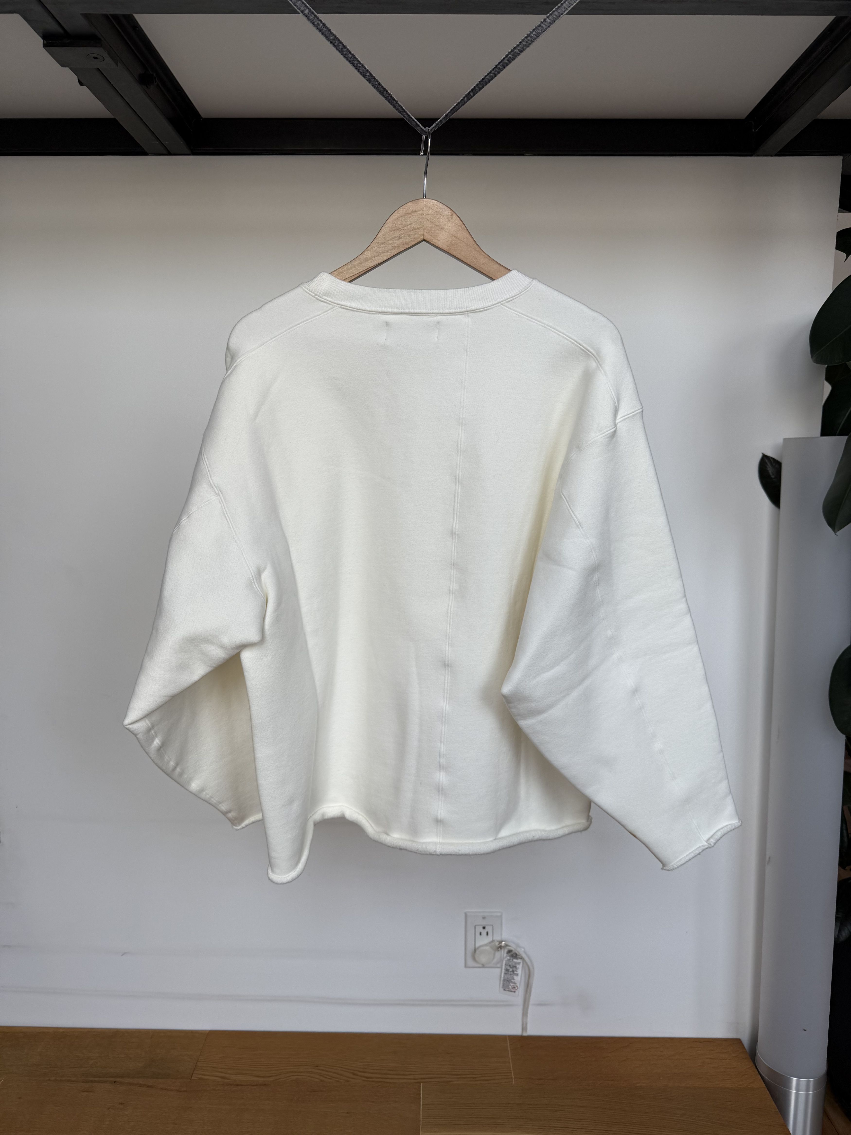 KURO Front-Seam Cotton-Jersey Sweatshirt Size US S / EU 44-46 / 1 - 2 Thumbnail