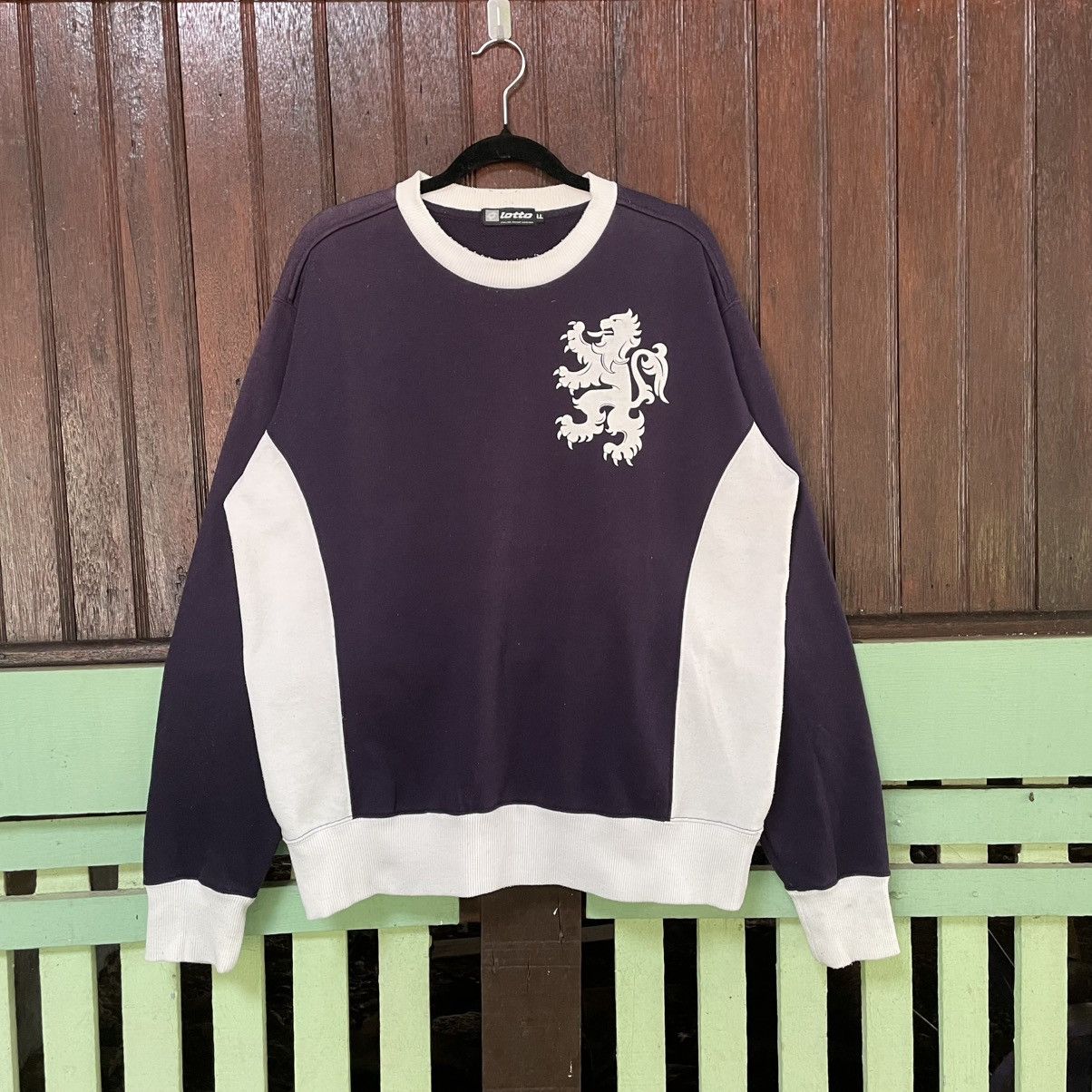 Lotto Sport 🔥Vintage 90s Lotto Sport Two Tone Holland Sweatshirts Size US M / EU 48-50 / 2 - 1 Thumbnail