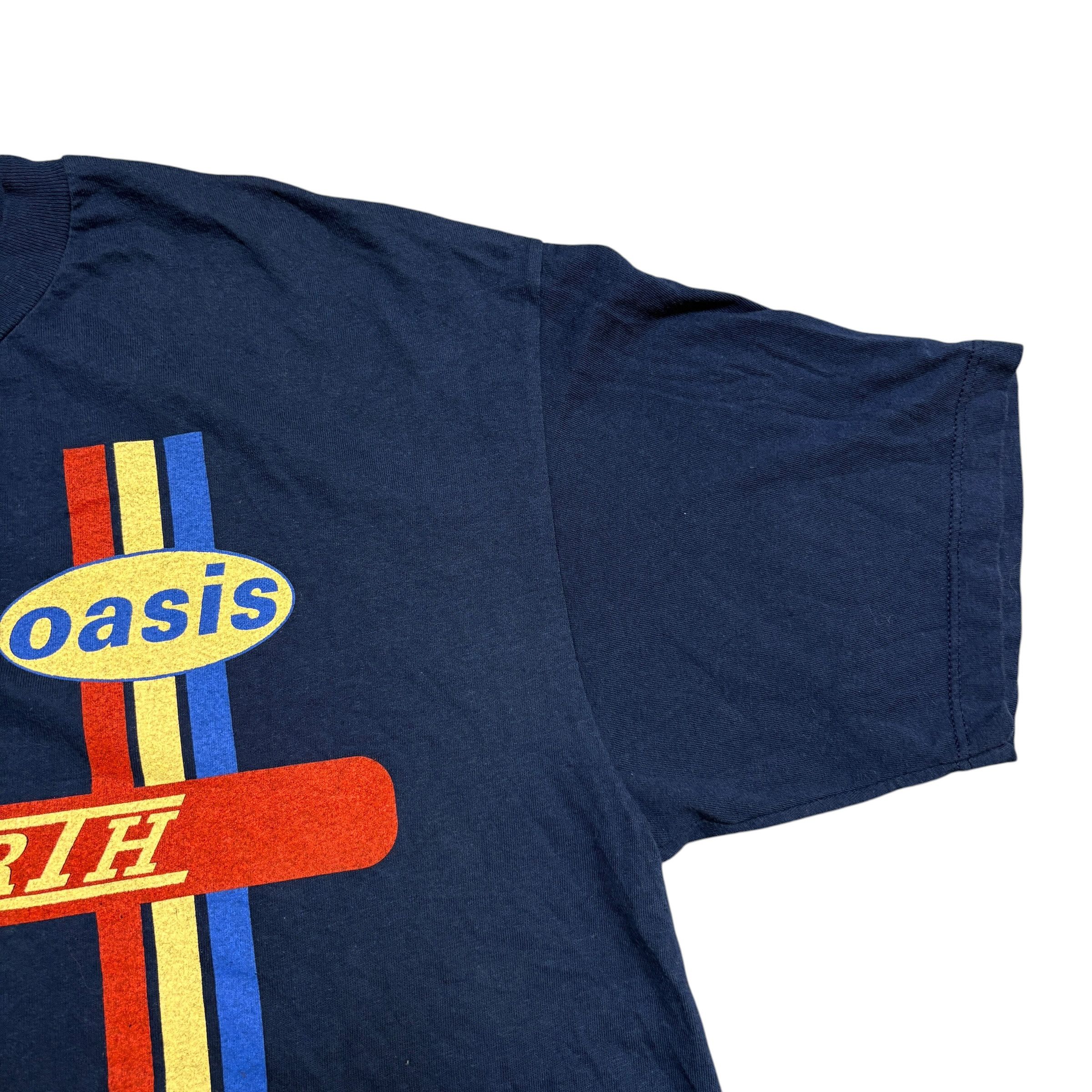Band Tees Vintage Oasis Shirt 90s Tour Knebworth Britpop Rock Band Tee Size US XL / EU 56 / 4 - 10 Thumbnail
