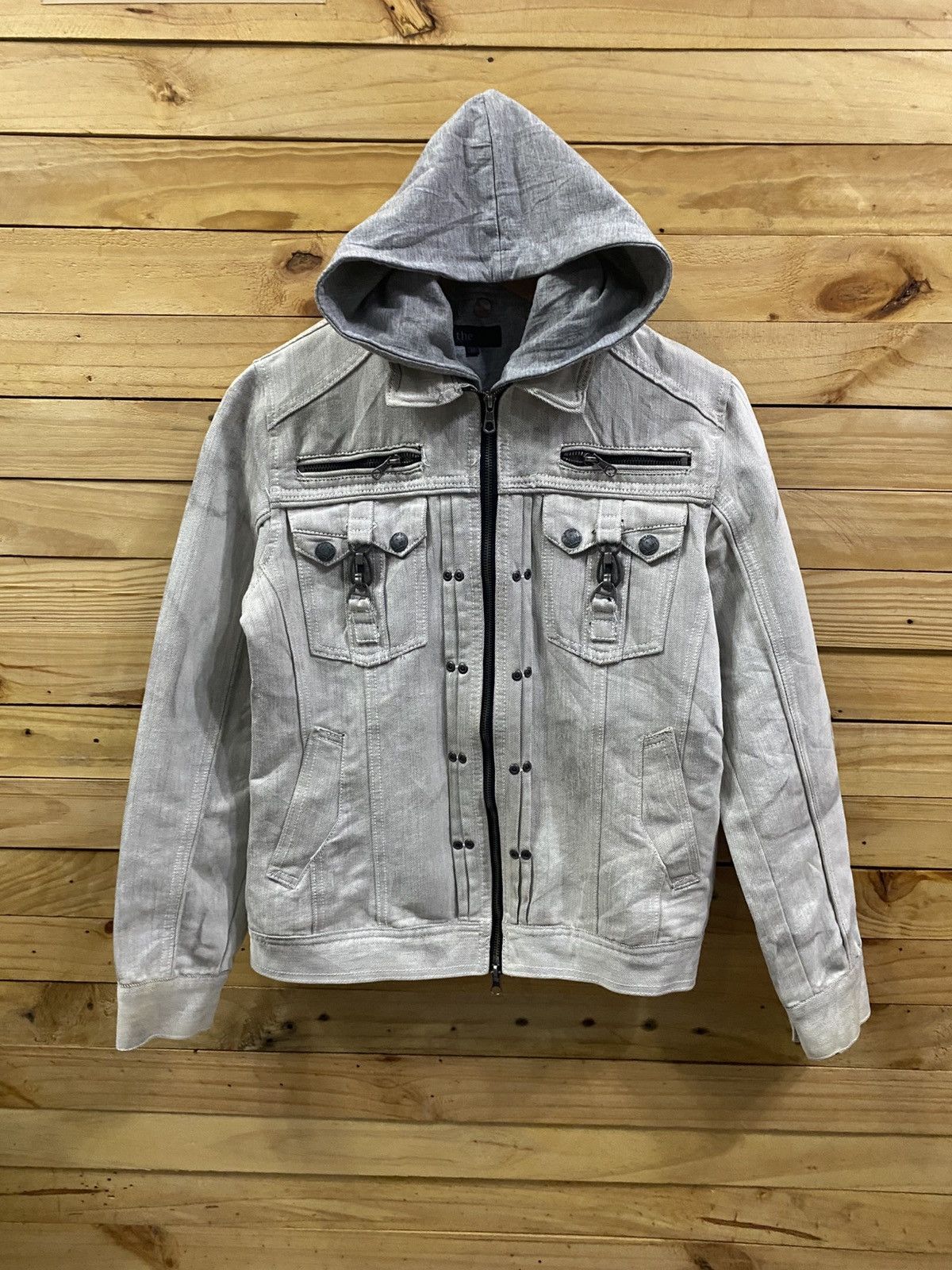 In The Attic In The Attic japanese brand punk hoodie jacket size S Size US S / EU 44-46 / 1 - 2 Thumbnail