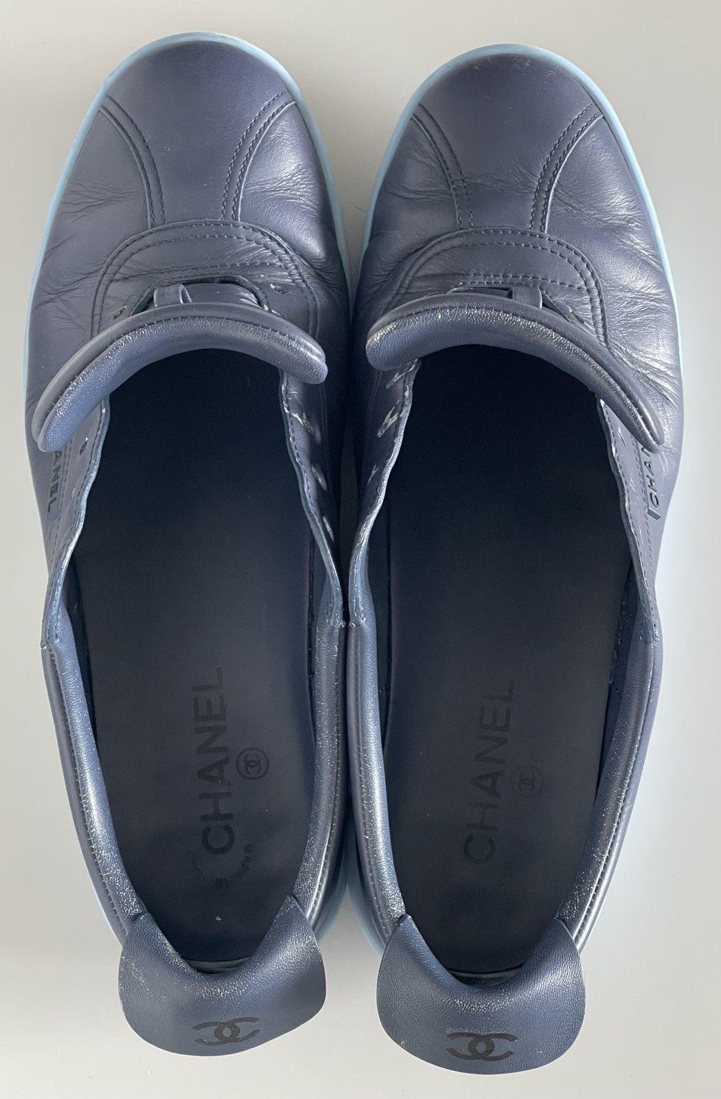 Chanel CHANEL Weekender sneakers, navy/blue, size 41 Size US 8 / EU 41 - 12 Thumbnail