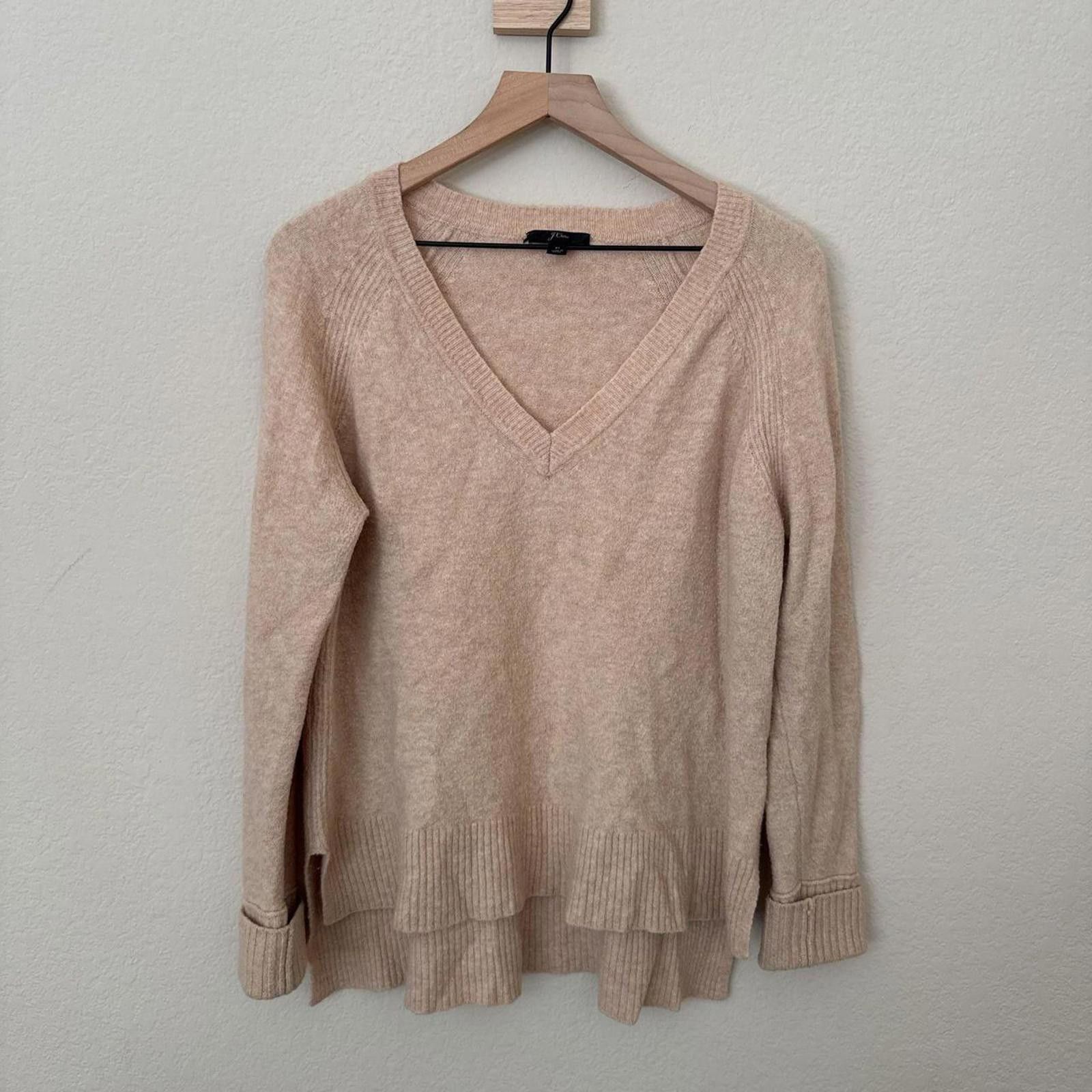 J.Crew J.Crew Oatmeal Wool Alpaca Soft V-Neck Sweater Women’s M Size M / US 6-8 / IT 42-44 - 1 Thumbnail
