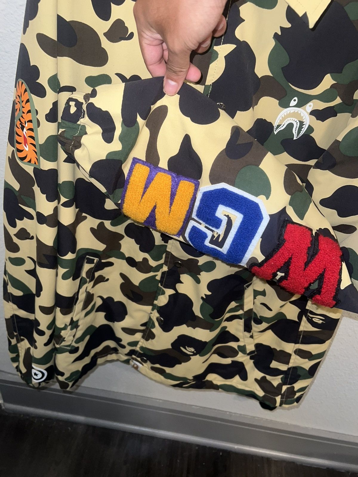 Bape Bape 1st Camo Coach Jacket “Yellow” Size US M / EU 48-50 / 2 - 5 Thumbnail