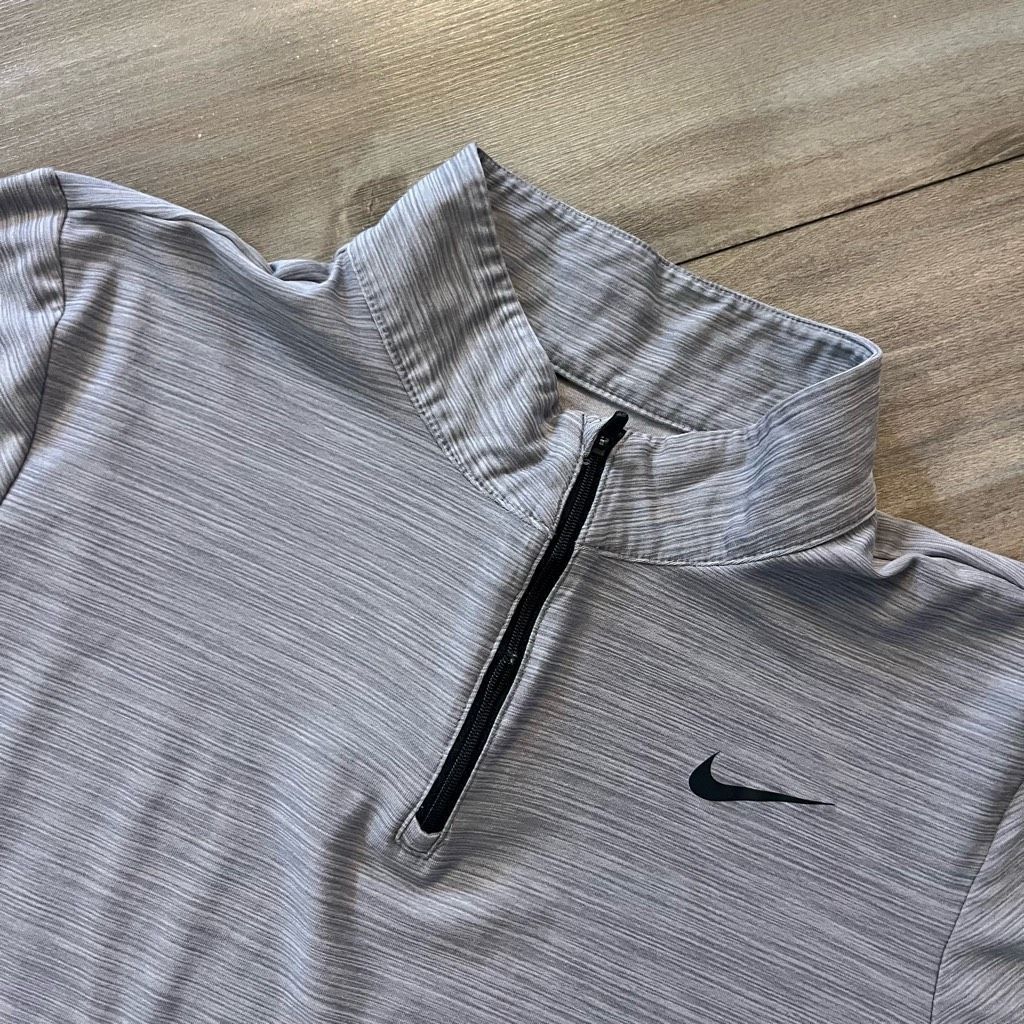 Nike Nike Grey Athletic Workout Quarterzip Pullover Men Small Size US S / EU 44-46 / 1 - 2 Thumbnail