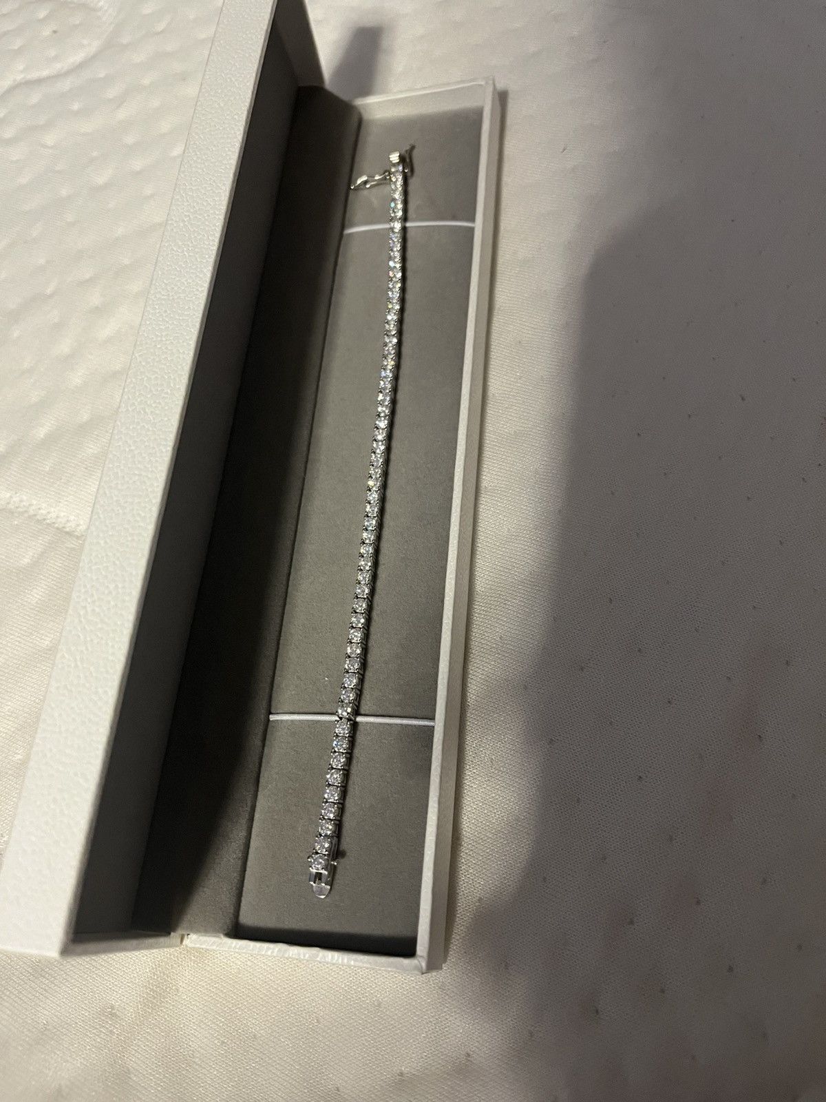 Other Moissanite Tennis Bracelet Size 7.5 Size ONE SIZE - 2 Thumbnail