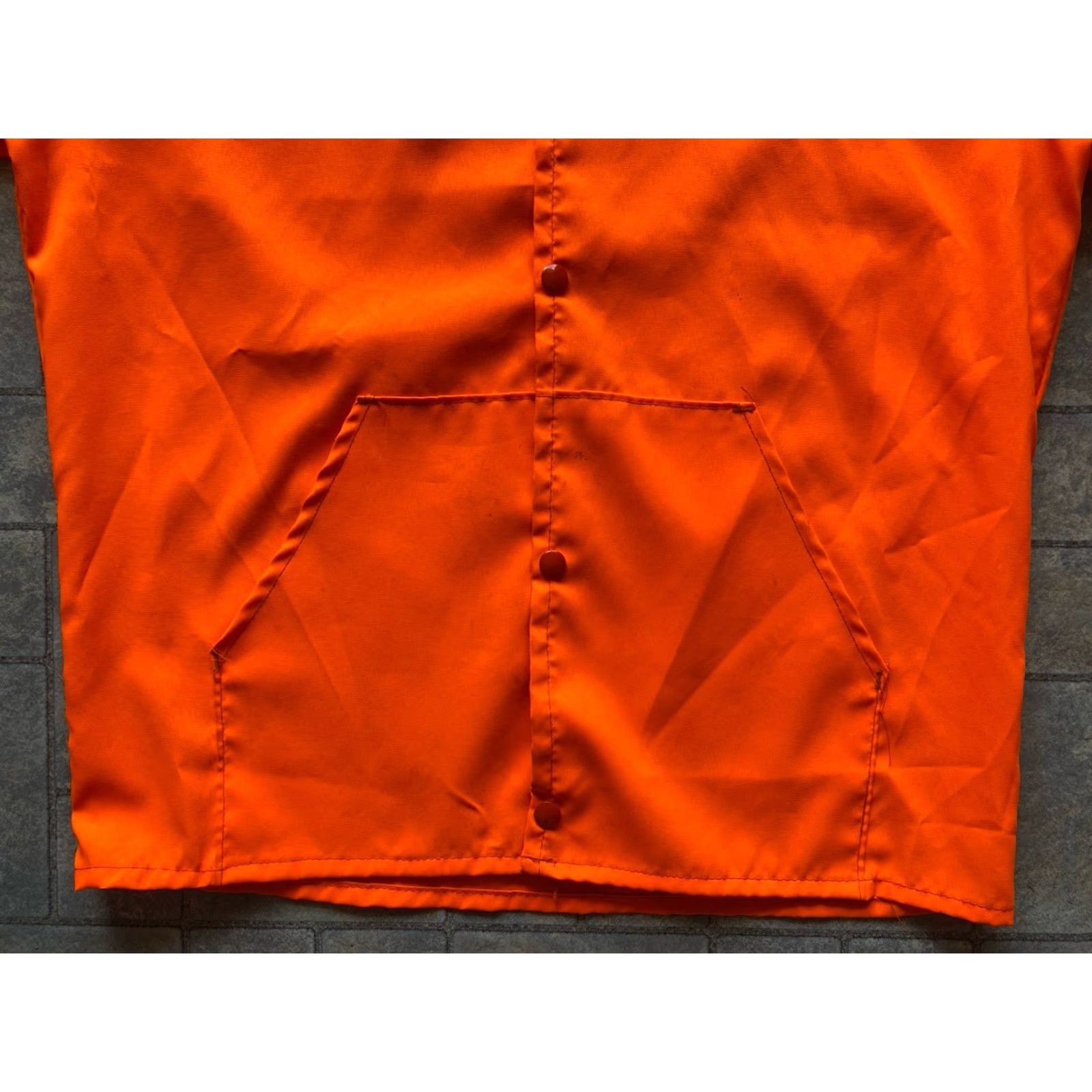 Hunter VINTAGE Sno King Orange Snap Jacket Men’s M Polyester Made In USA Hunter Size US M / EU 48-50 / 2 - 3 Thumbnail