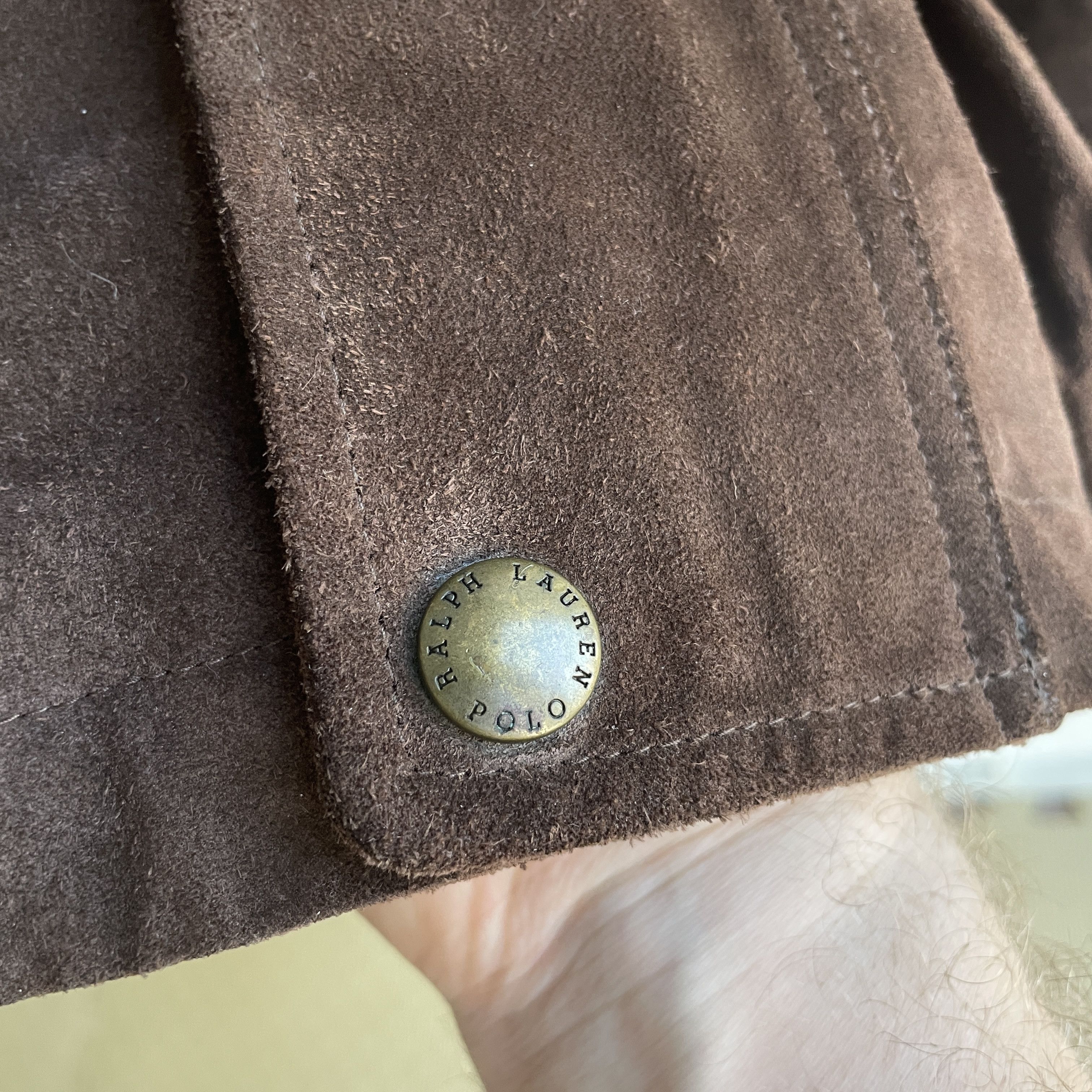 Polo Ralph Lauren Polo Ralph Lauren Calf Suede Brown Tobacco Barn Coat Size L Size US L / EU 52-54 / 3 - 16 Thumbnail