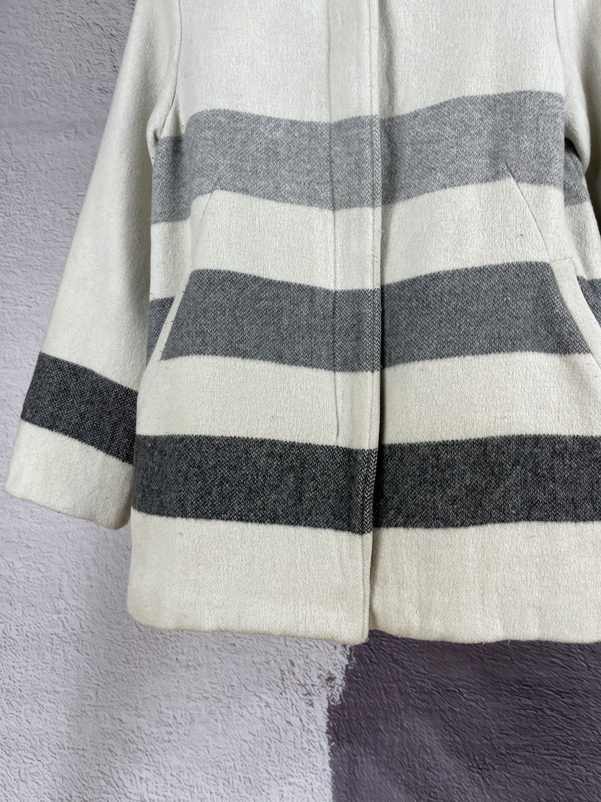 Woolrich Woolen Mills Woolrich Archive pattern Woolen Mills striped coat jacket Size XS / US 0-2 / IT 36-38 - 5 Thumbnail