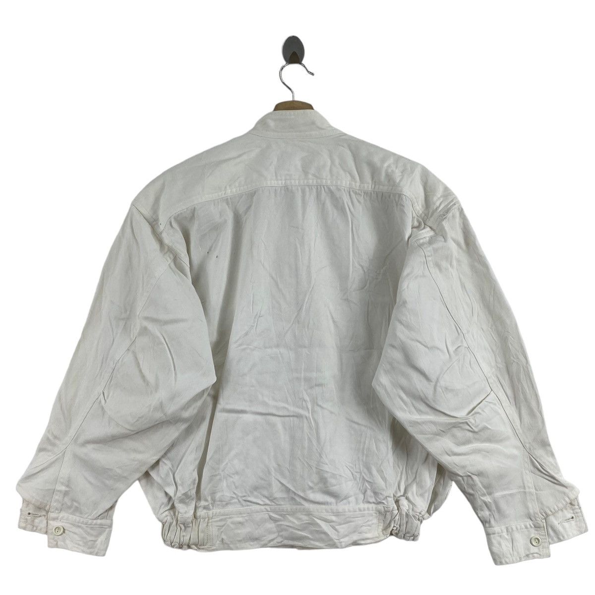 Other DADADO Wacoal Dome Motor Sport Project White Denim Jeans Size US XL / EU 56 / 4 - 3 Thumbnail