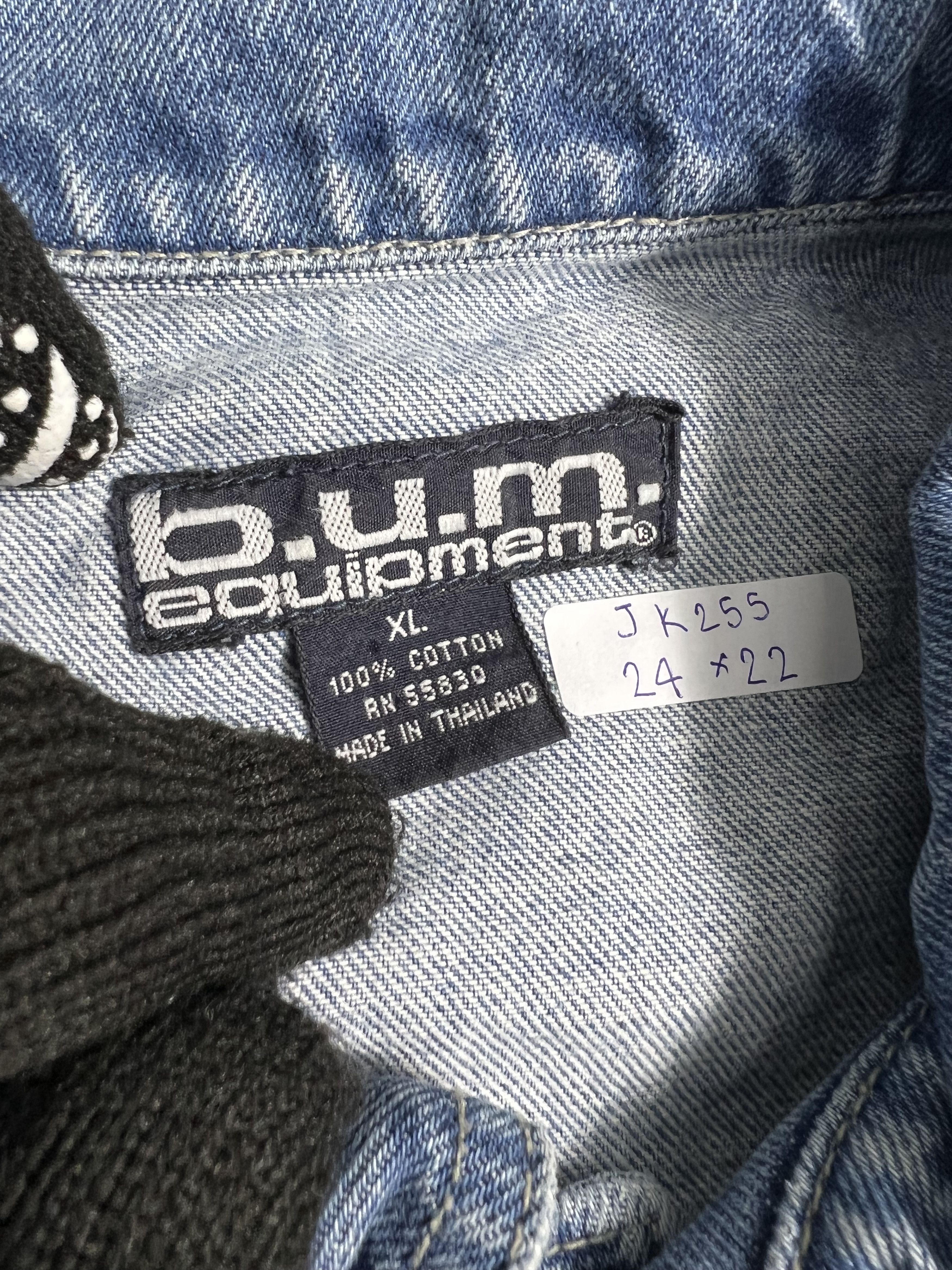 B.U.M Equipment Vintage B.U.M. Equipment Sleeveless Denim Jacket (XL) JK255 Size US XL / EU 56 / 4 - 4 Thumbnail