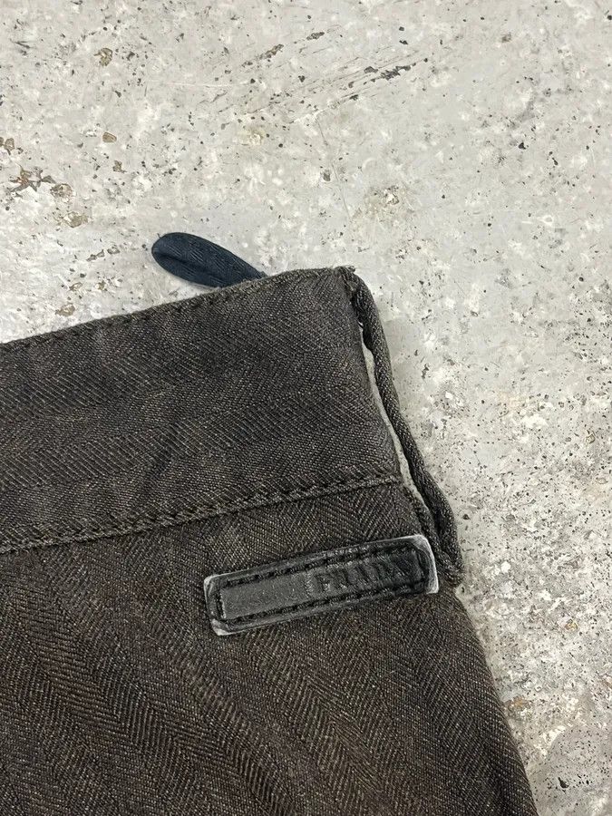Prada AW2007 Prada Dark Brown Wool Tailored Pants Size US 34 / EU 50 - 9 Thumbnail
