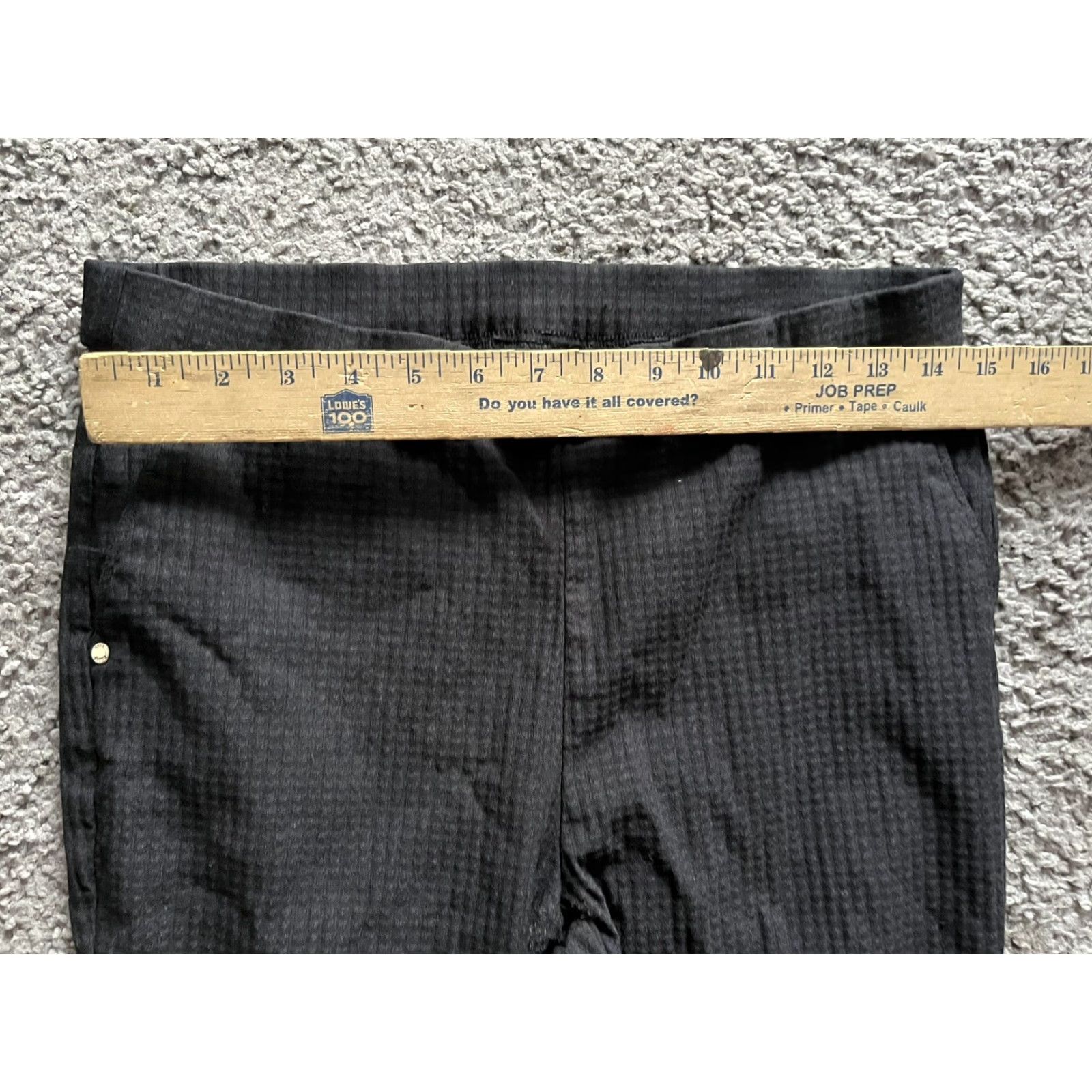 Anne Klein Anne Klein Women's Knit Pull-On Pants Black Size 2 Stretch Flat Front Workwear 27in Inseam Size 26" / US 2 / IT 38 - 6 Thumbnail