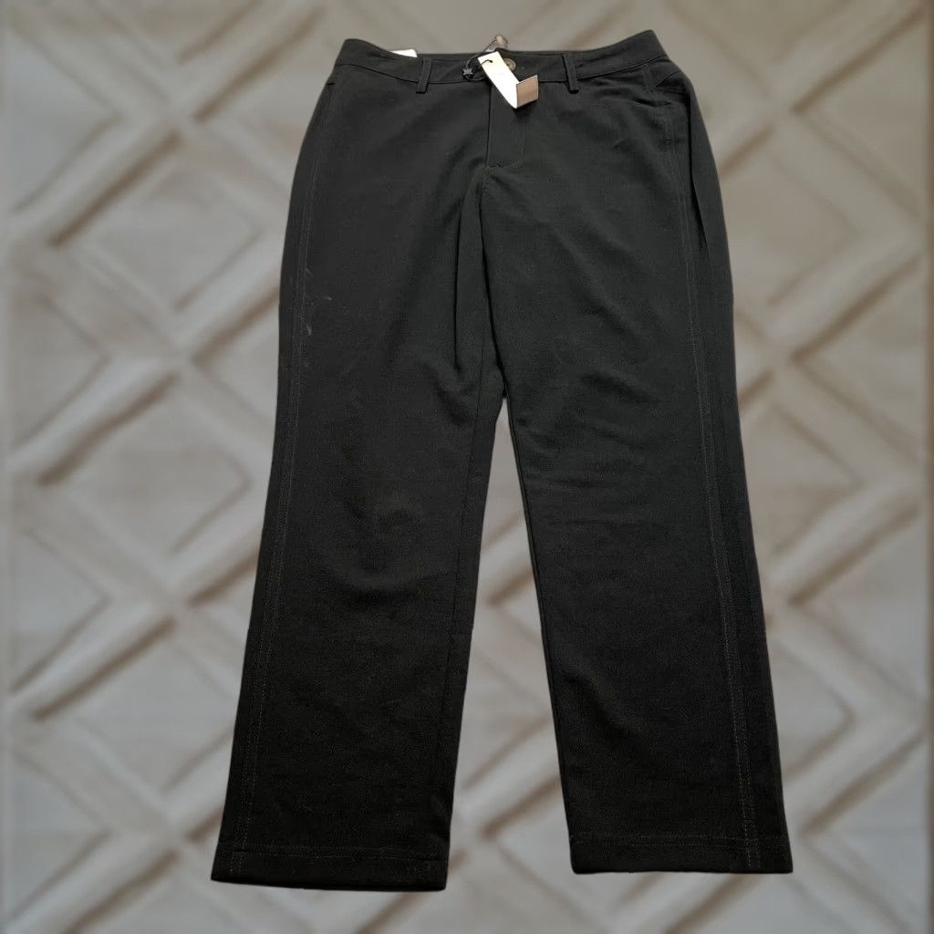 BCBGeneration BCBGeneration Chino Pants Womens Small Black Slacks 30x26.5 Stretch NWT NWT Size 30" / US 8 / IT 44 - 1 Thumbnail