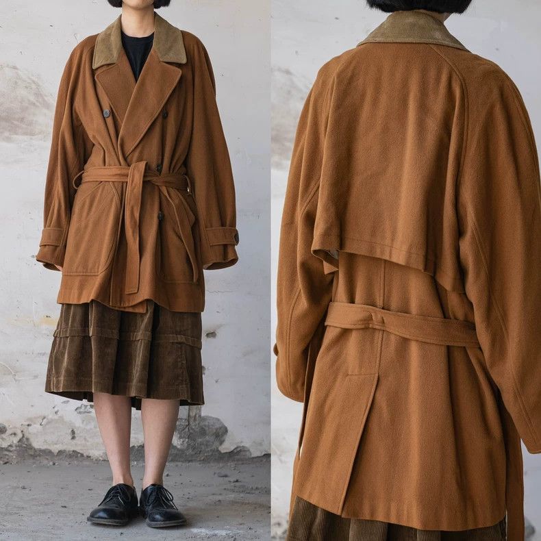 Kenzo KENZO sizeF Brown wool coat for men Size M / US 6-8 / IT 42-44 - 1 Thumbnail