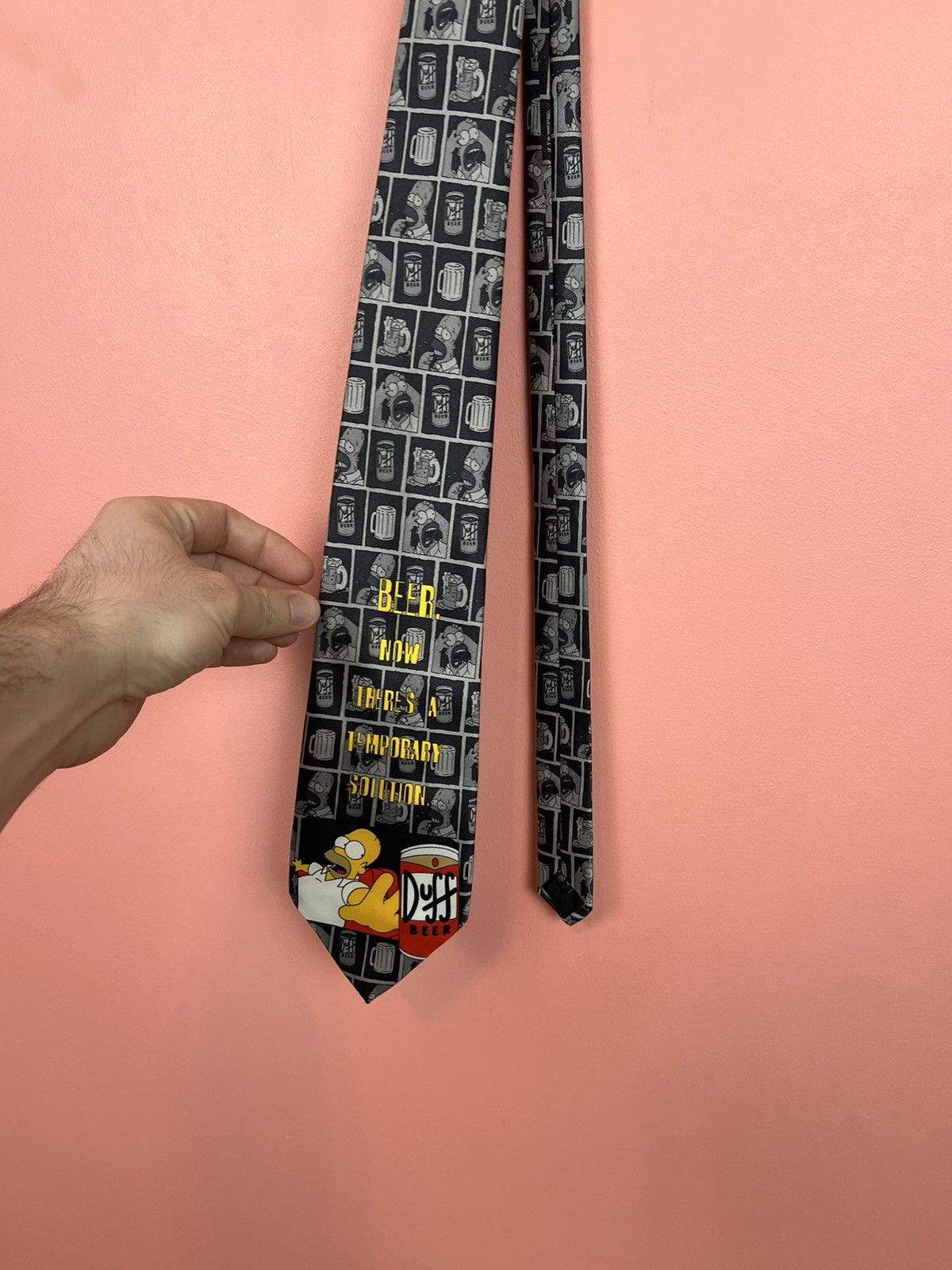The Simpsons × Vintage The Simpsons tie silk beer duff movie Size ONE SIZE - 3 Thumbnail