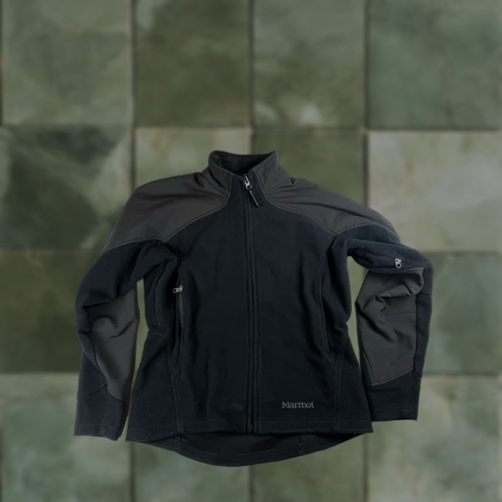 Marmot Marmot Womens Jacket Full Zip Windstopper Fleece Black Medium Zip Up Outdoor Casual Size M / US 6-8 / IT 42-44 - 1 Thumbnail