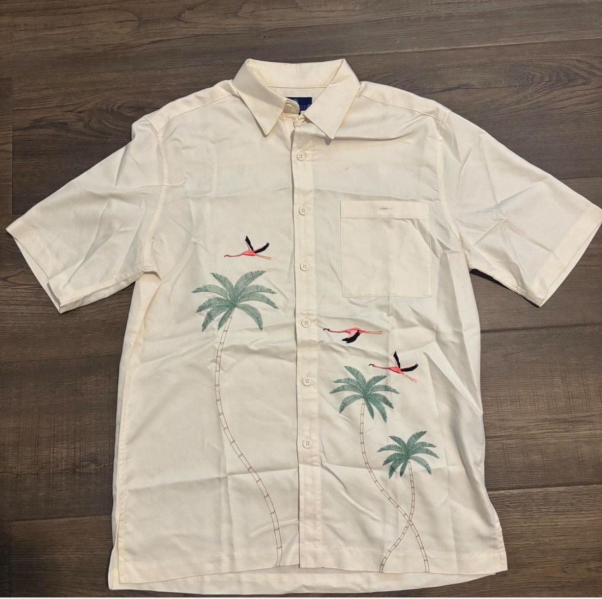 Other White stitched button up shirt by the weekender Size US M / EU 48-50 / 2 - 1 Thumbnail
