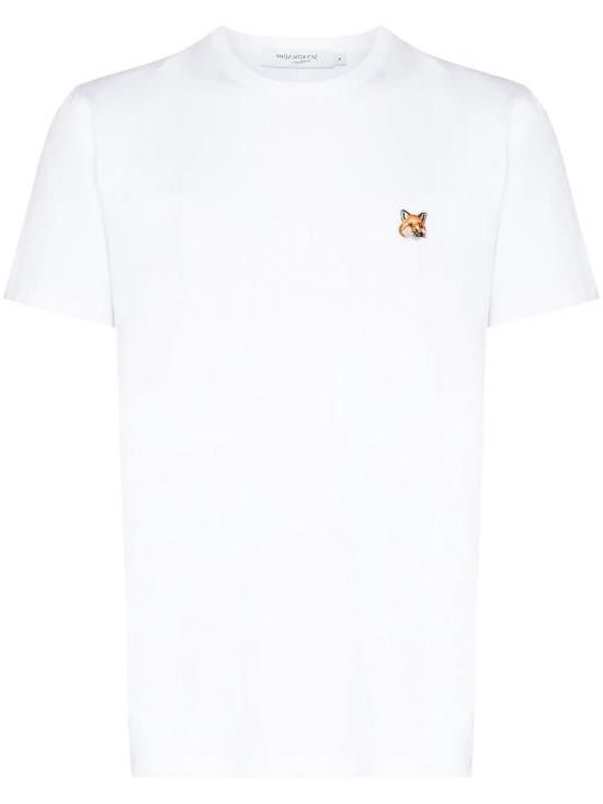 Maison Kitsune MAISON KITSUNE Men T-Shirts LM00104KJ0008 P100 White Size US XL / EU 56 / 4 - 1 Thumbnail