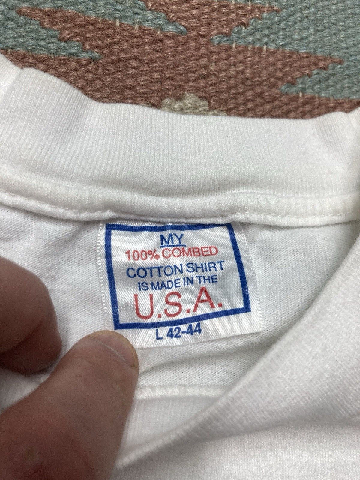Vintage Vintage 80s t shirt Las Vegas sun of a beach duck funny L Size US L / EU 52-54 / 3 - 6 Thumbnail