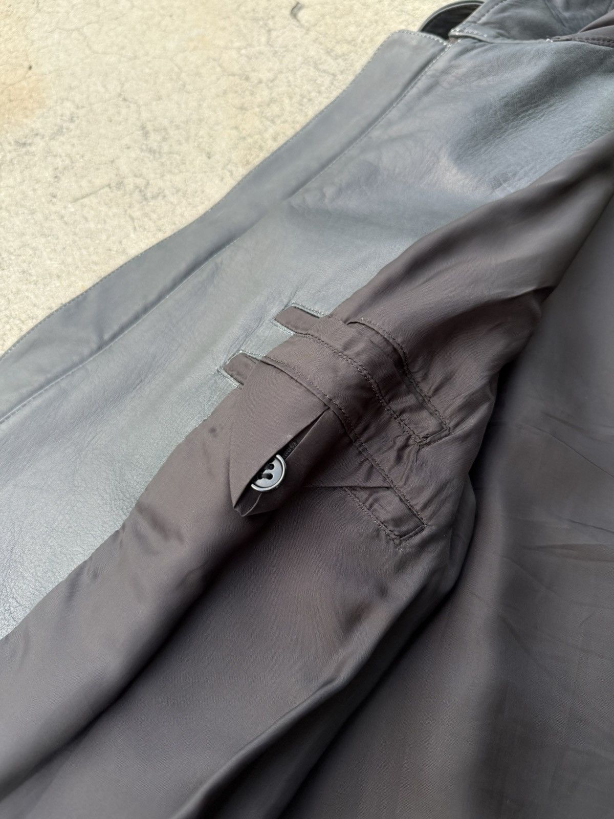 Yohji Yamamoto Yohji Yamamoto Pour Homme SS18 Taisho Lamb Skin Rider Jacket Size US M / EU 48-50 / 2 - 8 Thumbnail