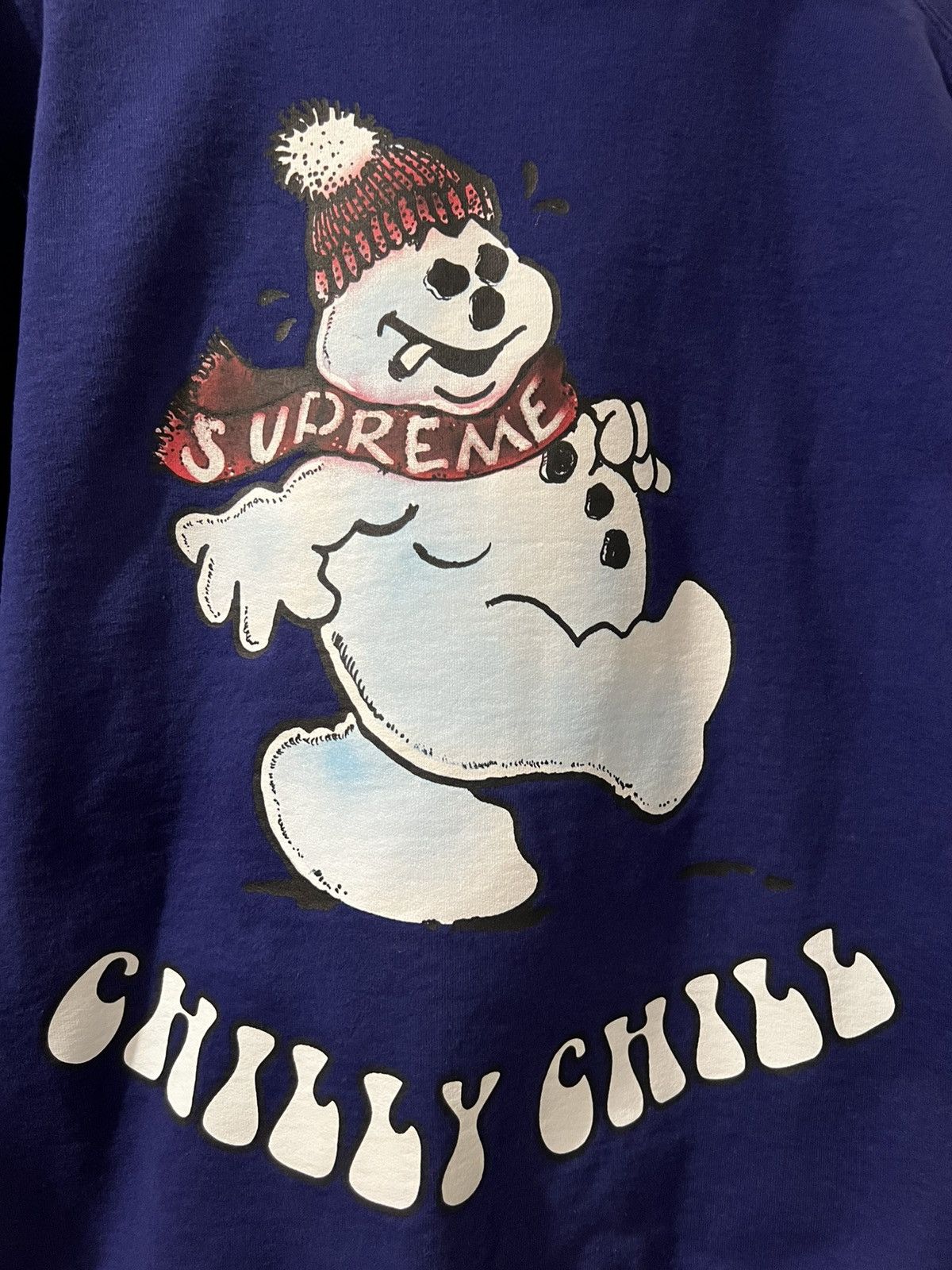 Supreme Chilly Chill Snowman Hoodie Size US M / EU 48-50 / 2 - 5 Thumbnail